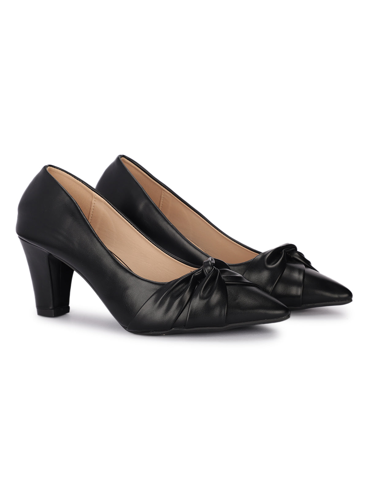 Calypso Swirl Block Heel Stilettoes