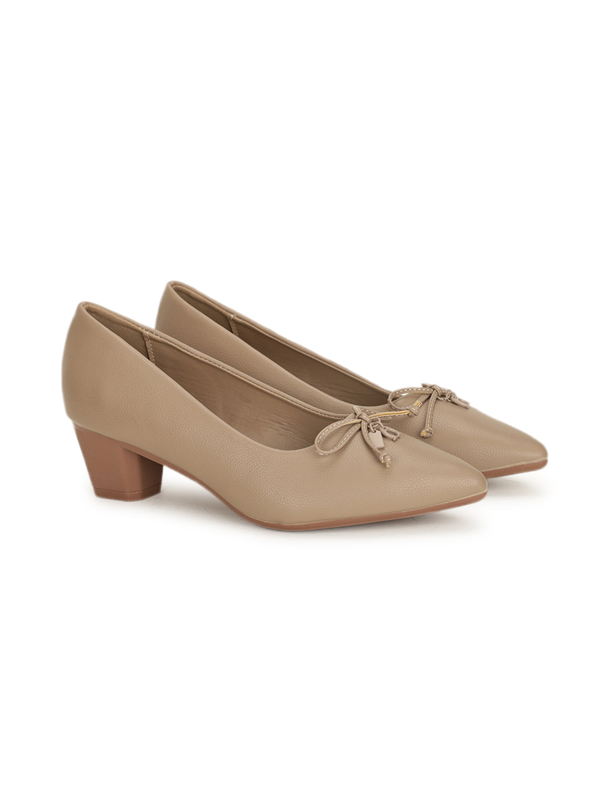 Mirage Bow Block Heels