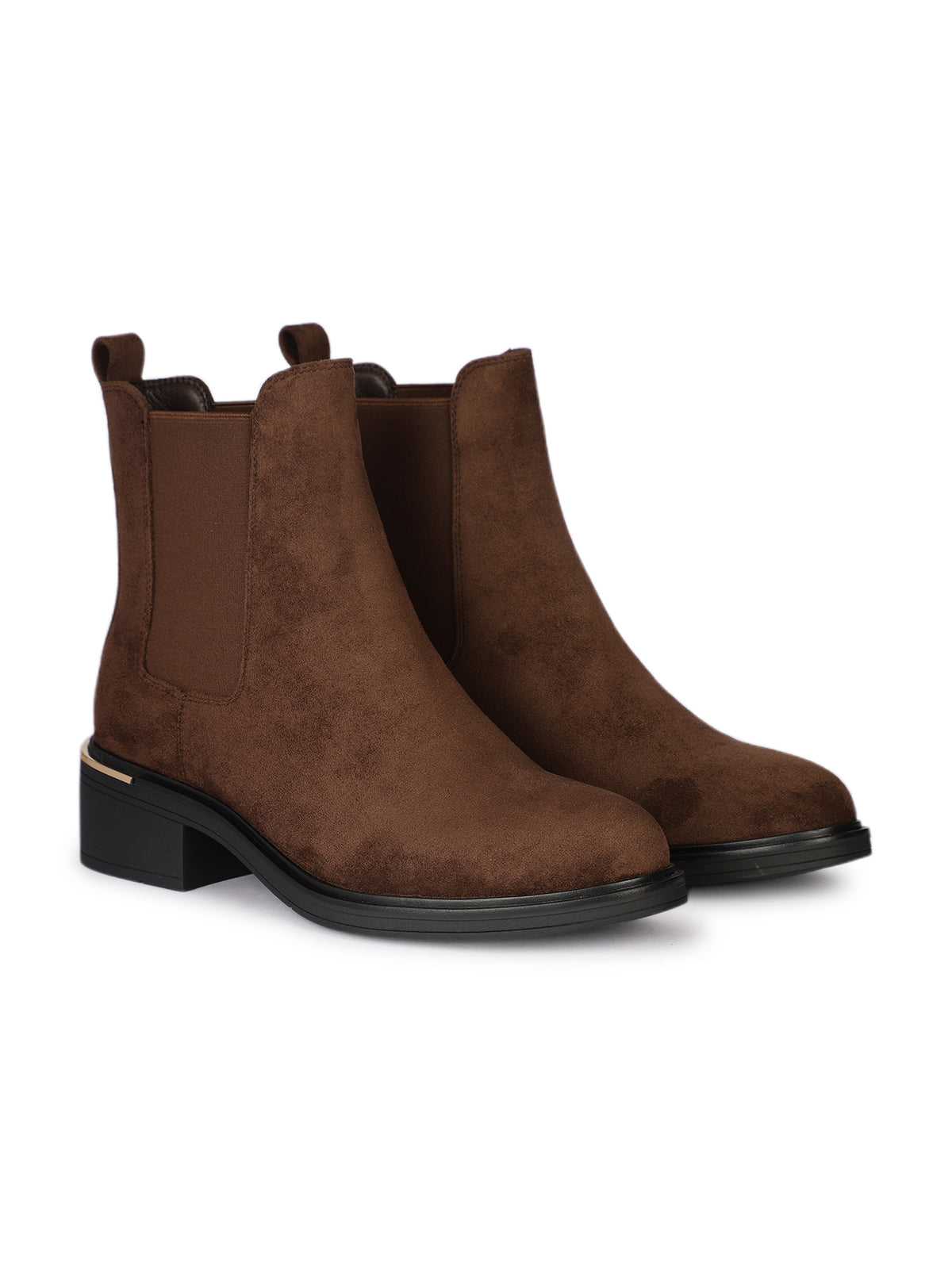 Rhonda Premium Suede Chelsea Winter Ankle Boots