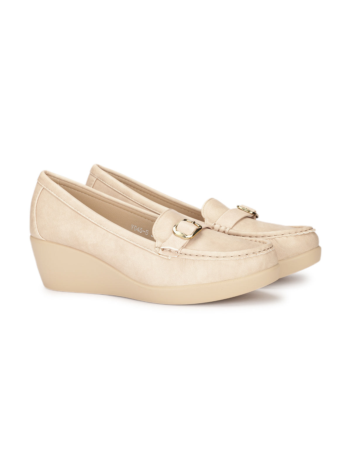 Sakina Cushioned Wedge Heel Loafers
