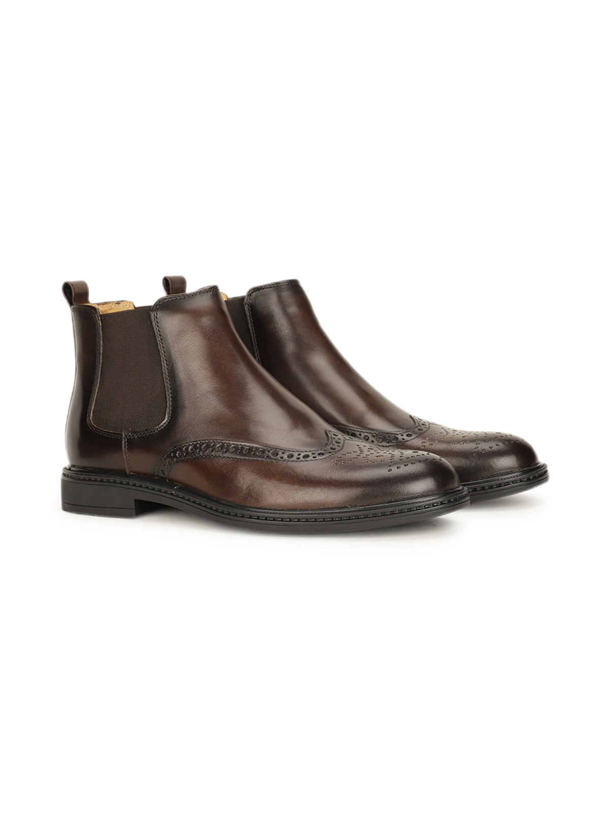 Noir Premium Leather Chelsea Boots