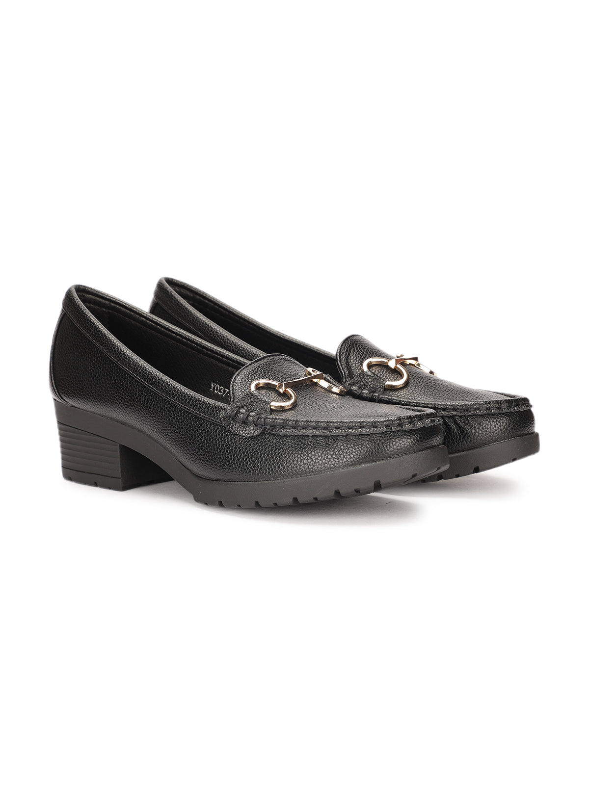 Sophie Block Heel Loafer Pumps