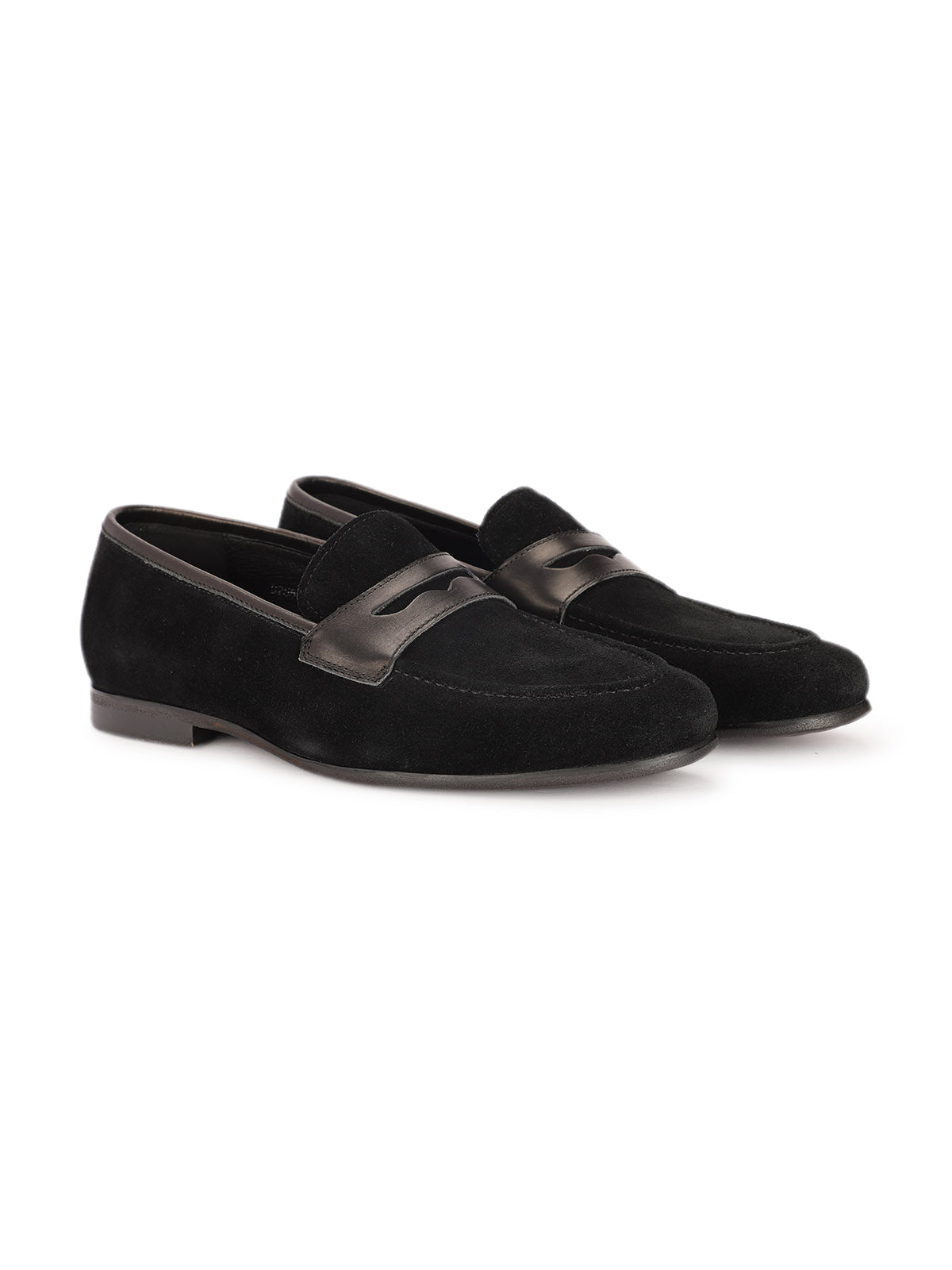 Renato Suede Leather Penny Loafers