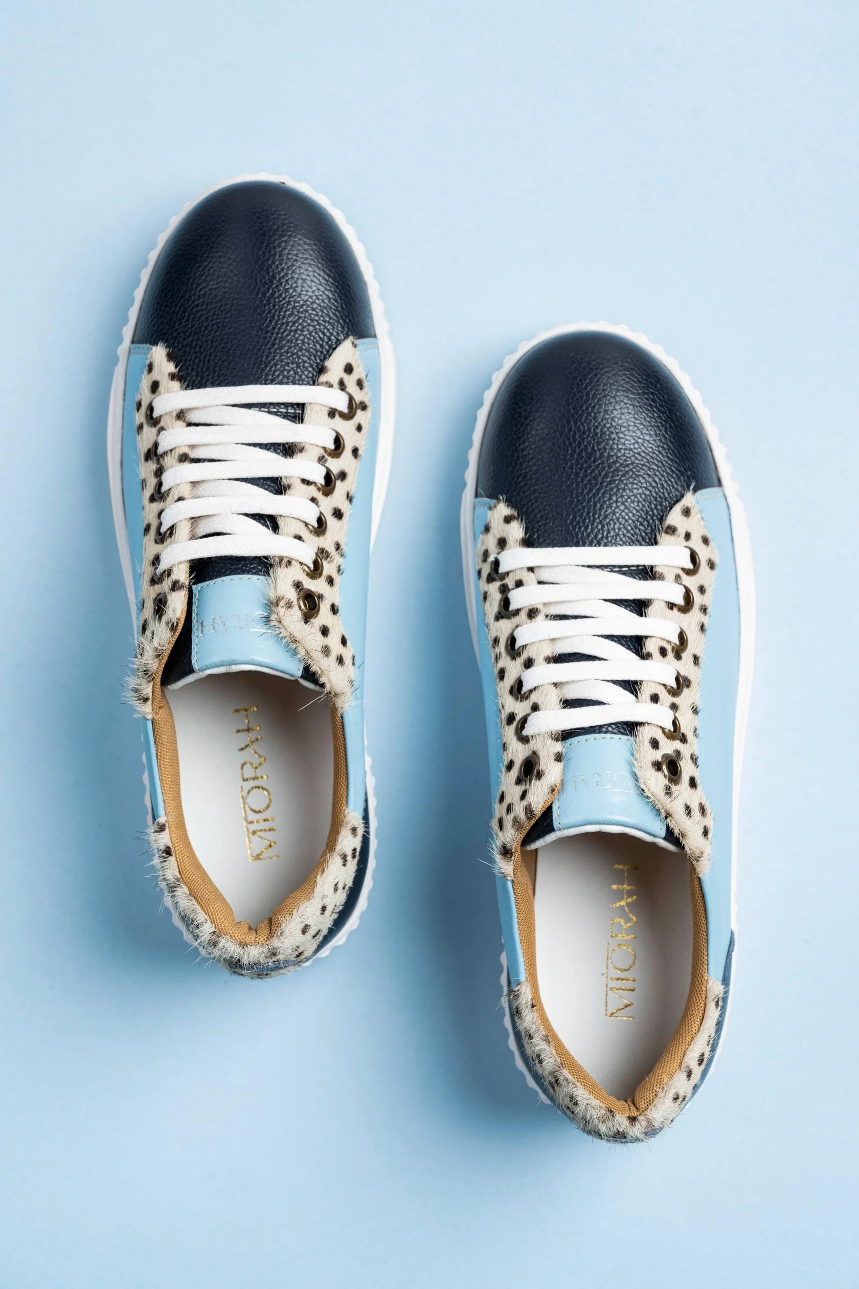 IMPACT Premium Leather Outdoor Chunky Sneakers - The Heels India