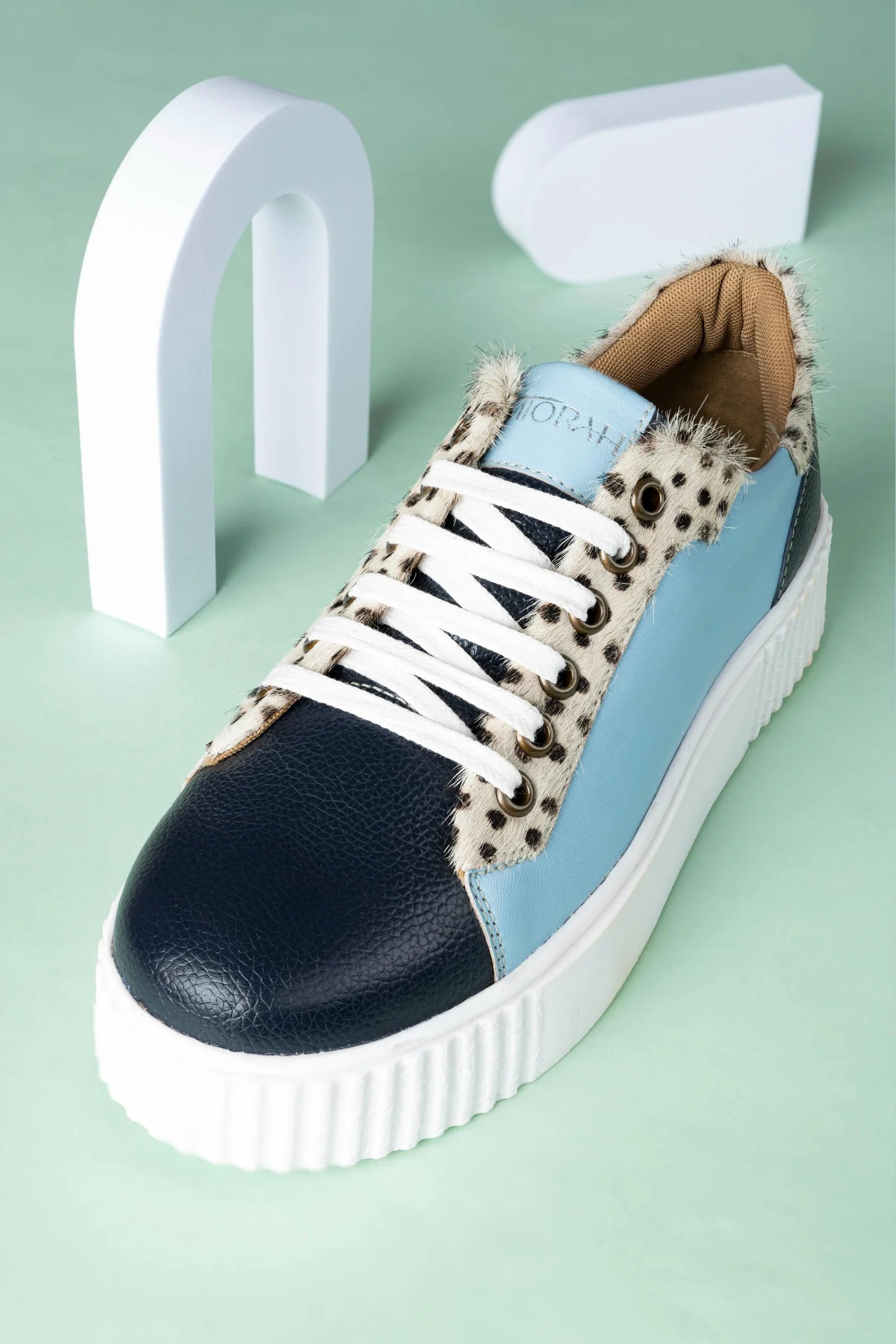 IMPACT Premium Leather Outdoor Chunky Sneakers - The Heels India