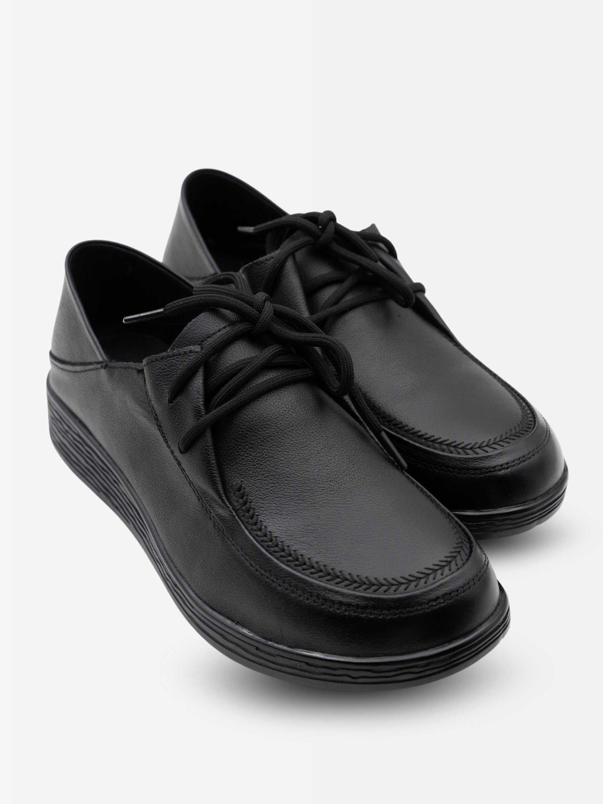 Nina Leather Turmuk Derby Shoes