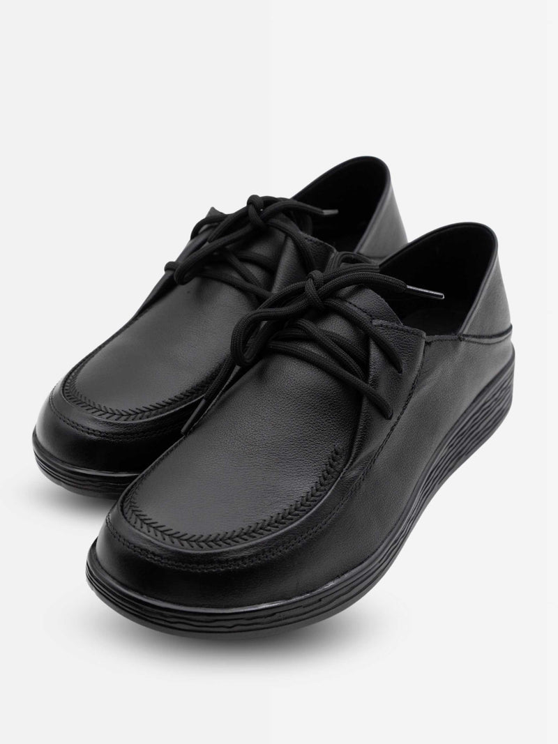 Nina Leather Turmuk Derby Shoes