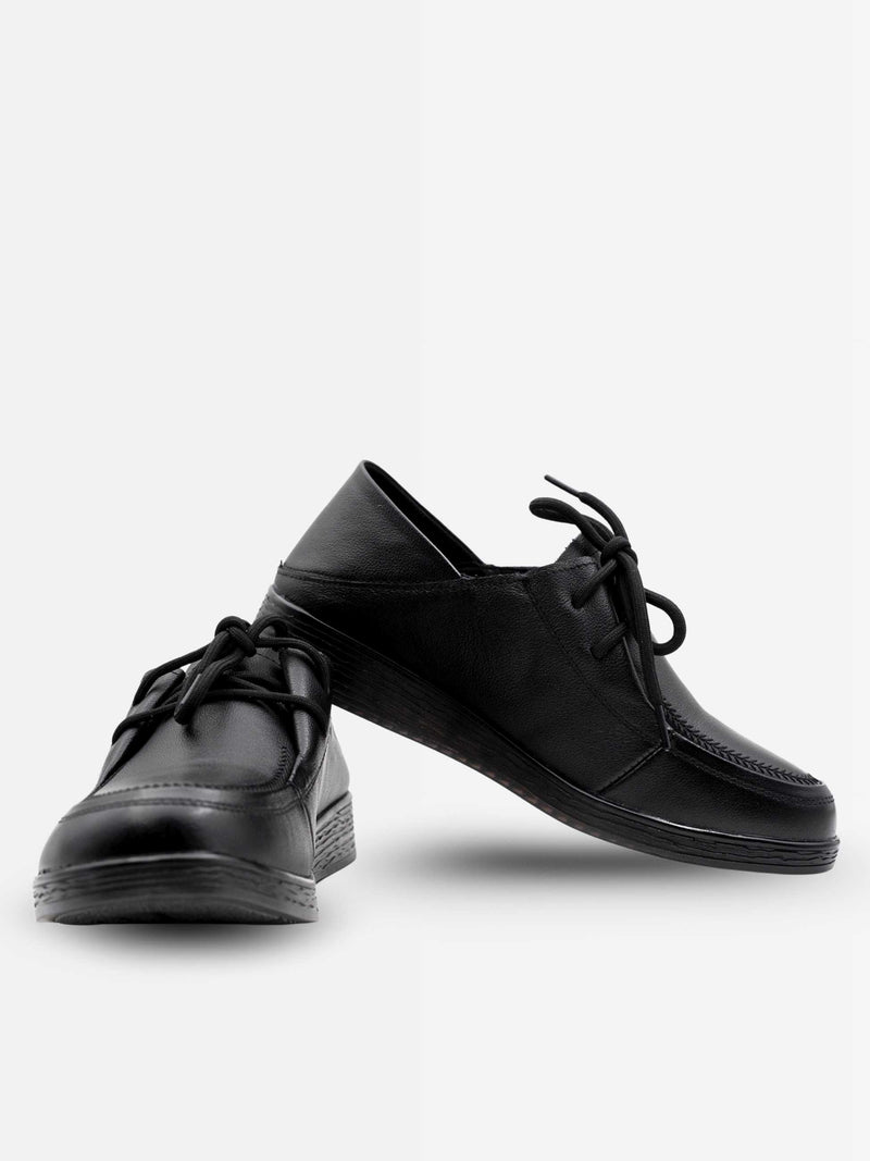 Nina Leather Turmuk Derby Shoes