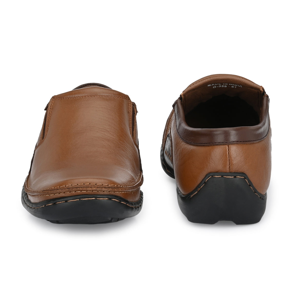 Warren Leather Broad Fit Casual Loafers