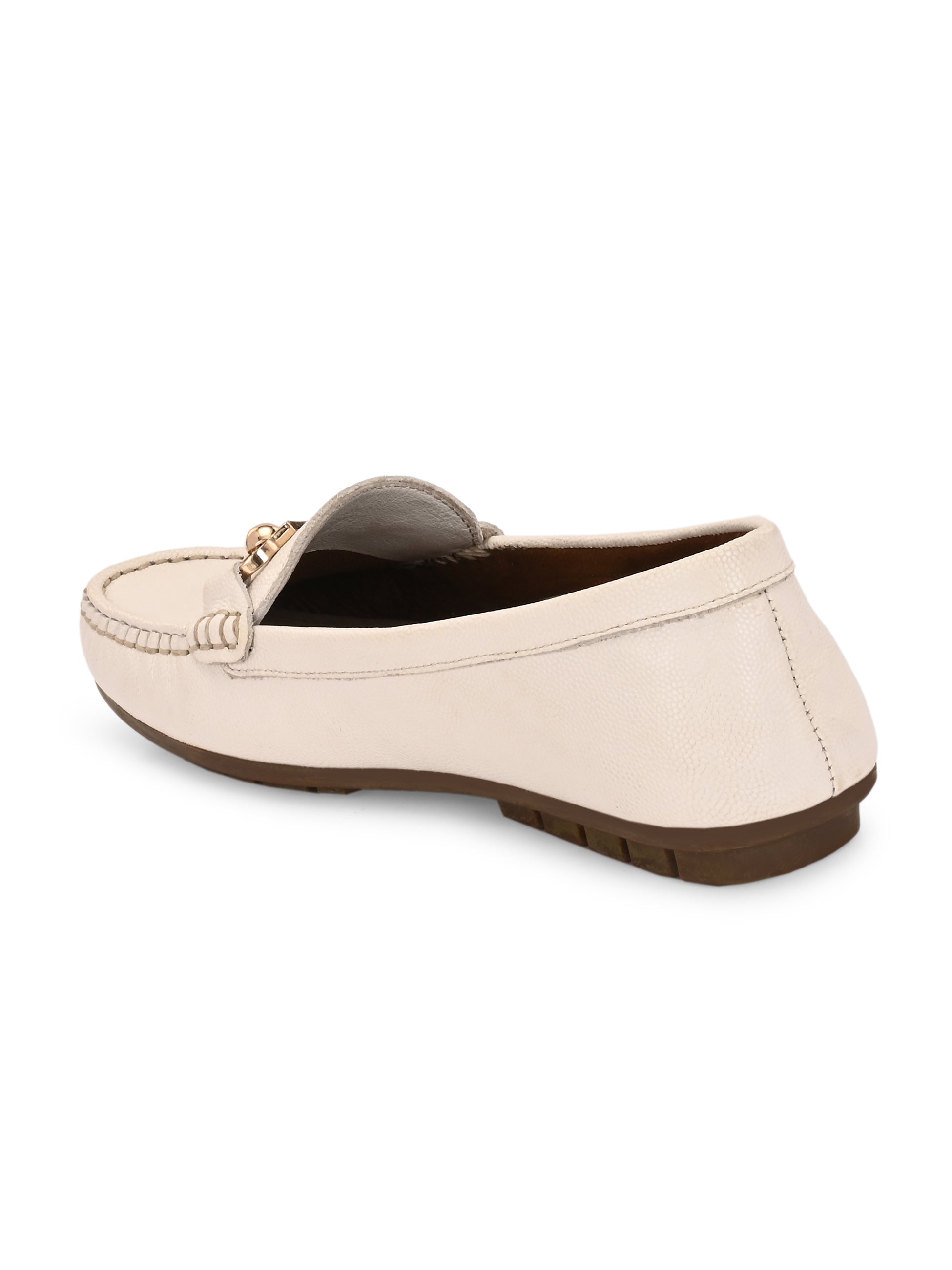 Lexi Cushioned Leather Loafers - The Heels India
