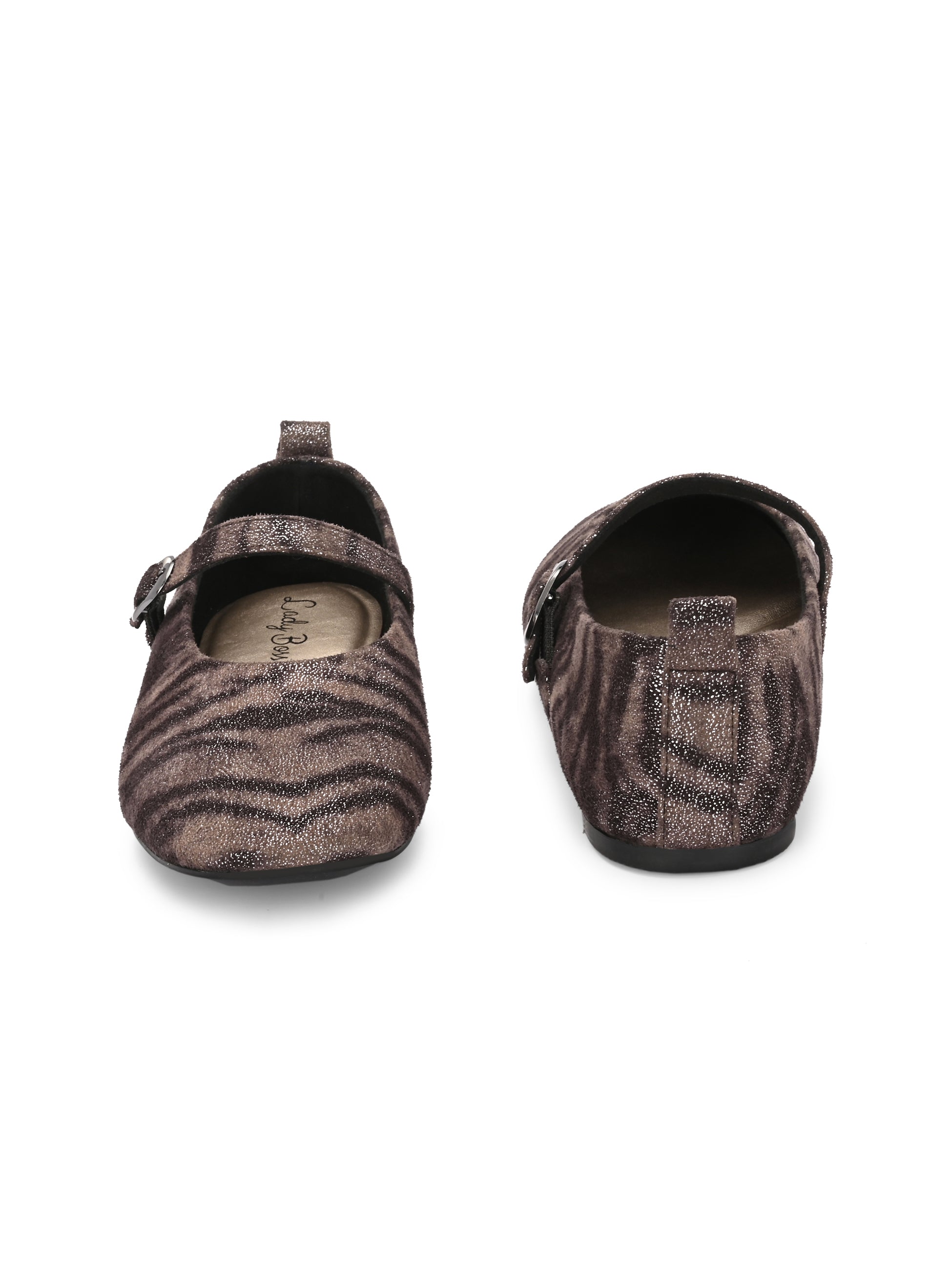 Monterose Leather Flat Mary Janes - The Heels India