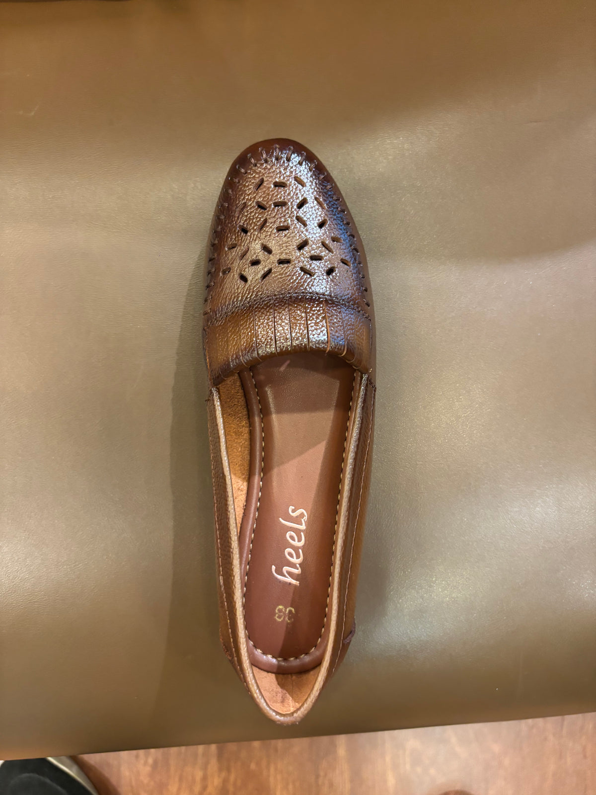 Cirelle Leather Classic Perforated Ballerinas