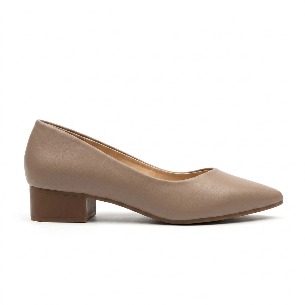 Larisa Mid Heel Pointed Ballerinas