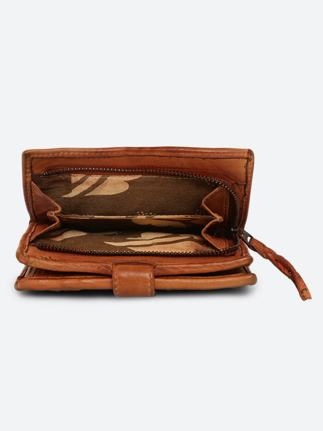 Lucca: Leather Studded Small Wallet