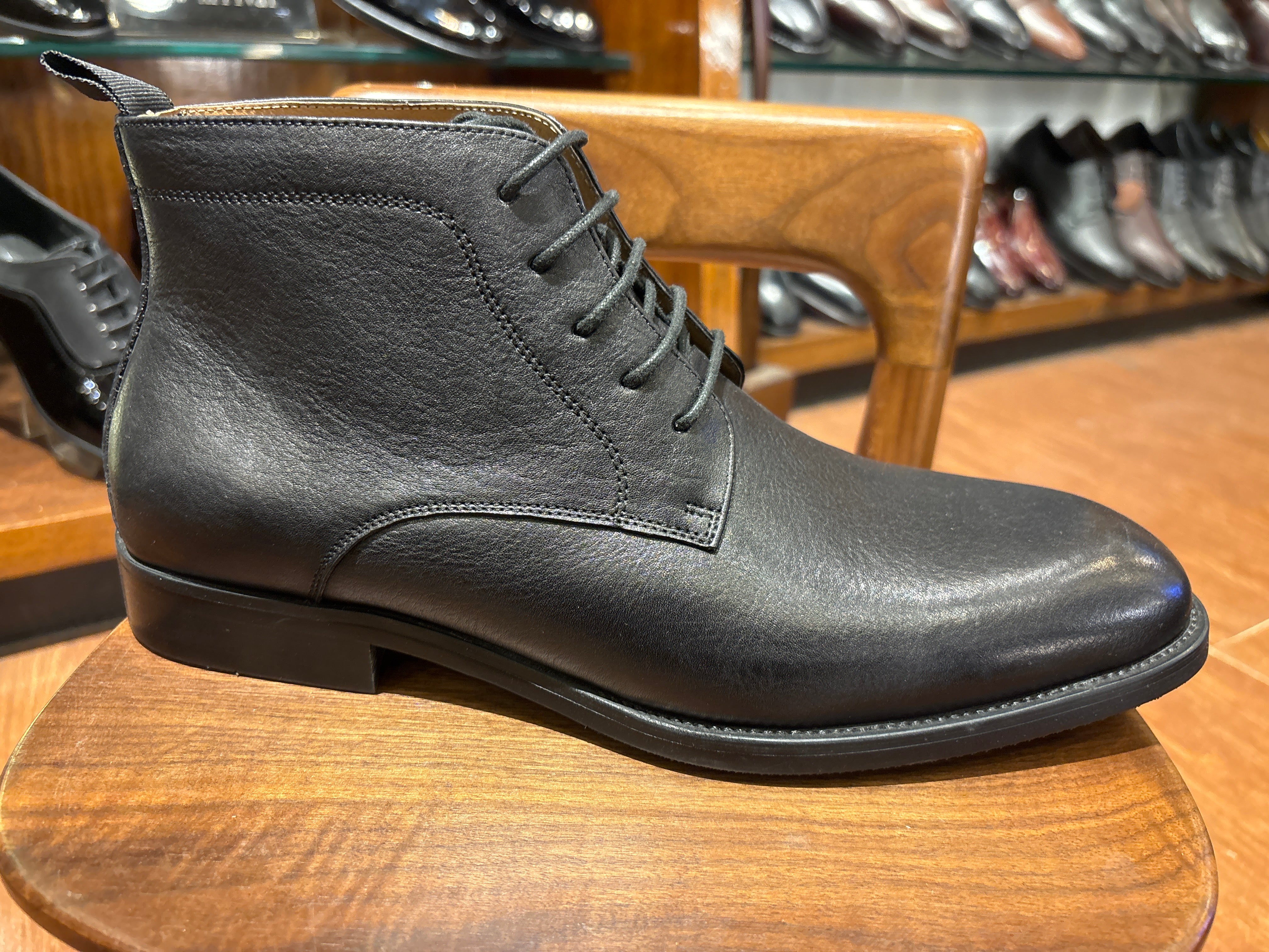 Torino Premium Leather Lace Boots - The Heels India