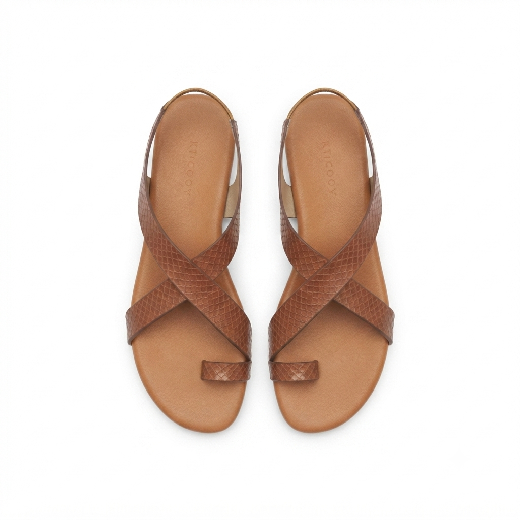 Bonita Cushioned Comfort Back Elastic Thumb Sandals