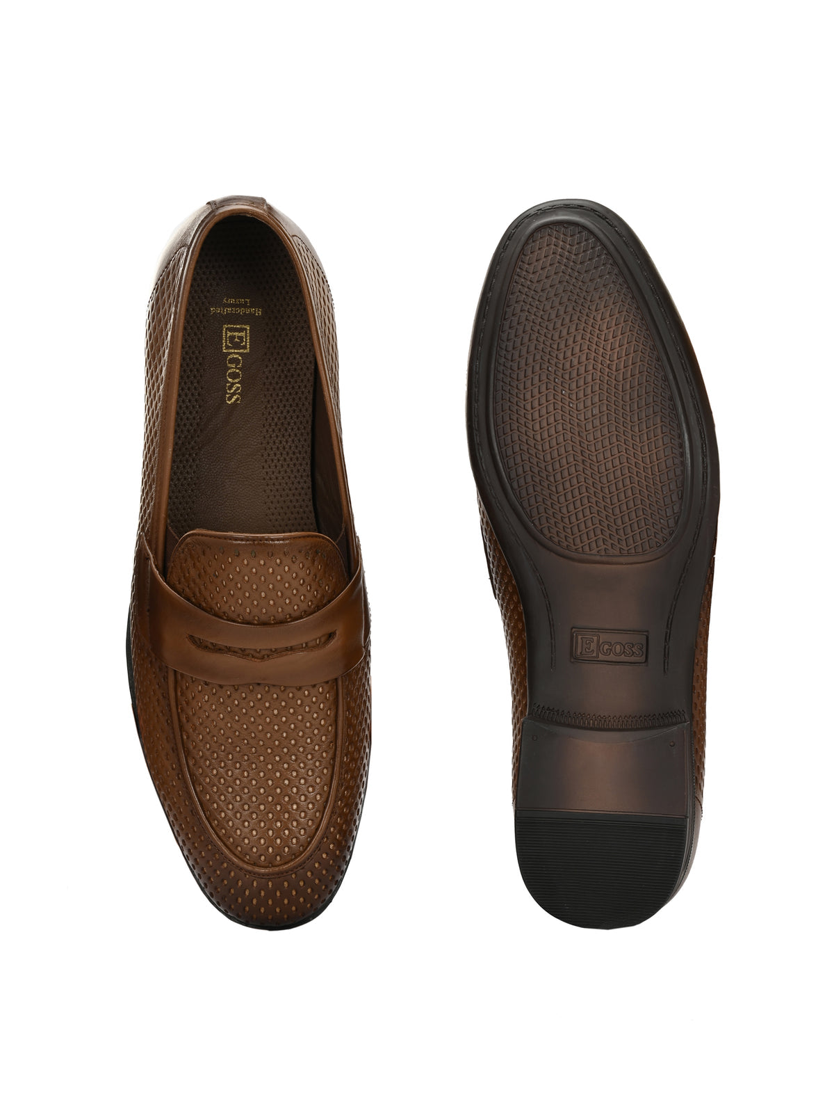 Markus Premium Leather Penny Perforated Loafers