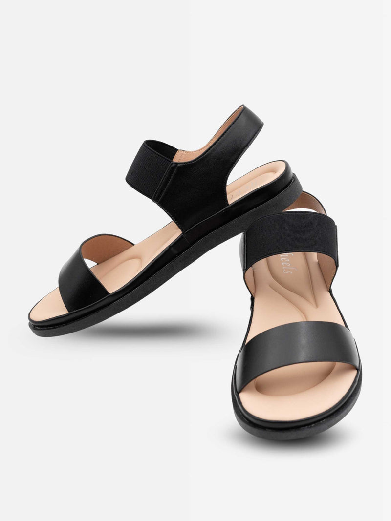 Perry Cushioned Double Strap Sandals