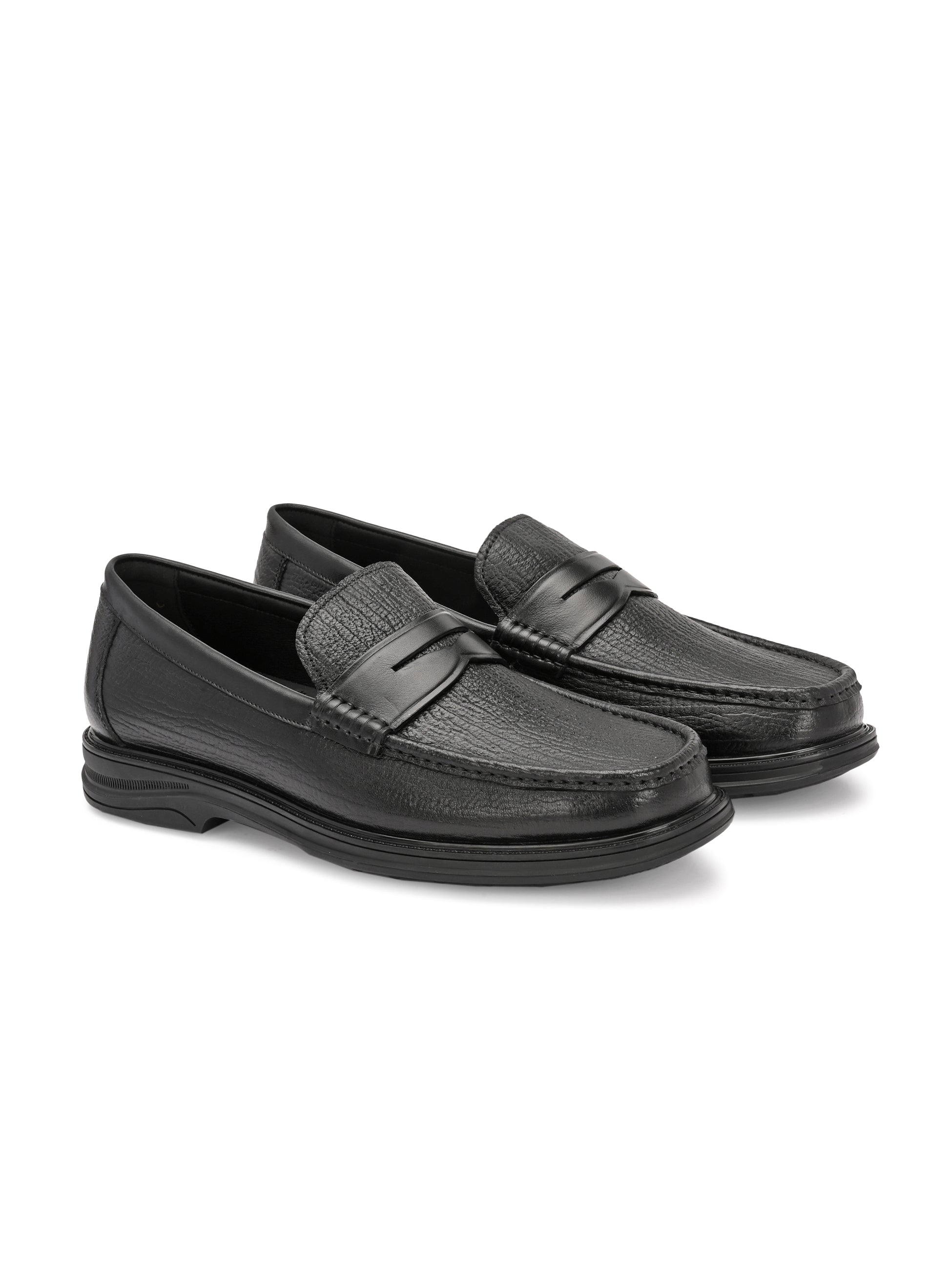 Cortel Luxury Leather Formal Loafers - The Heels India