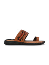 Solano Tan Leather Slippers HT
