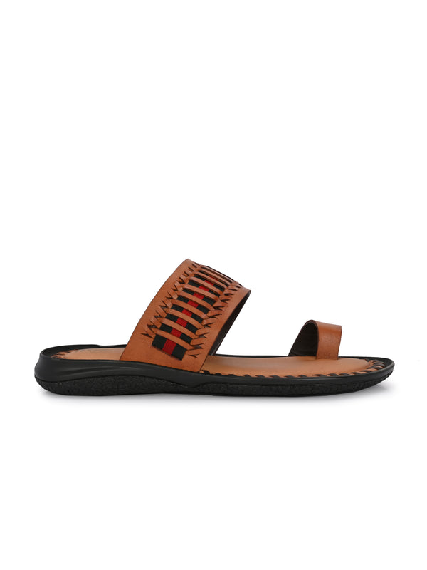 Solano Tan Leather Slippers HT