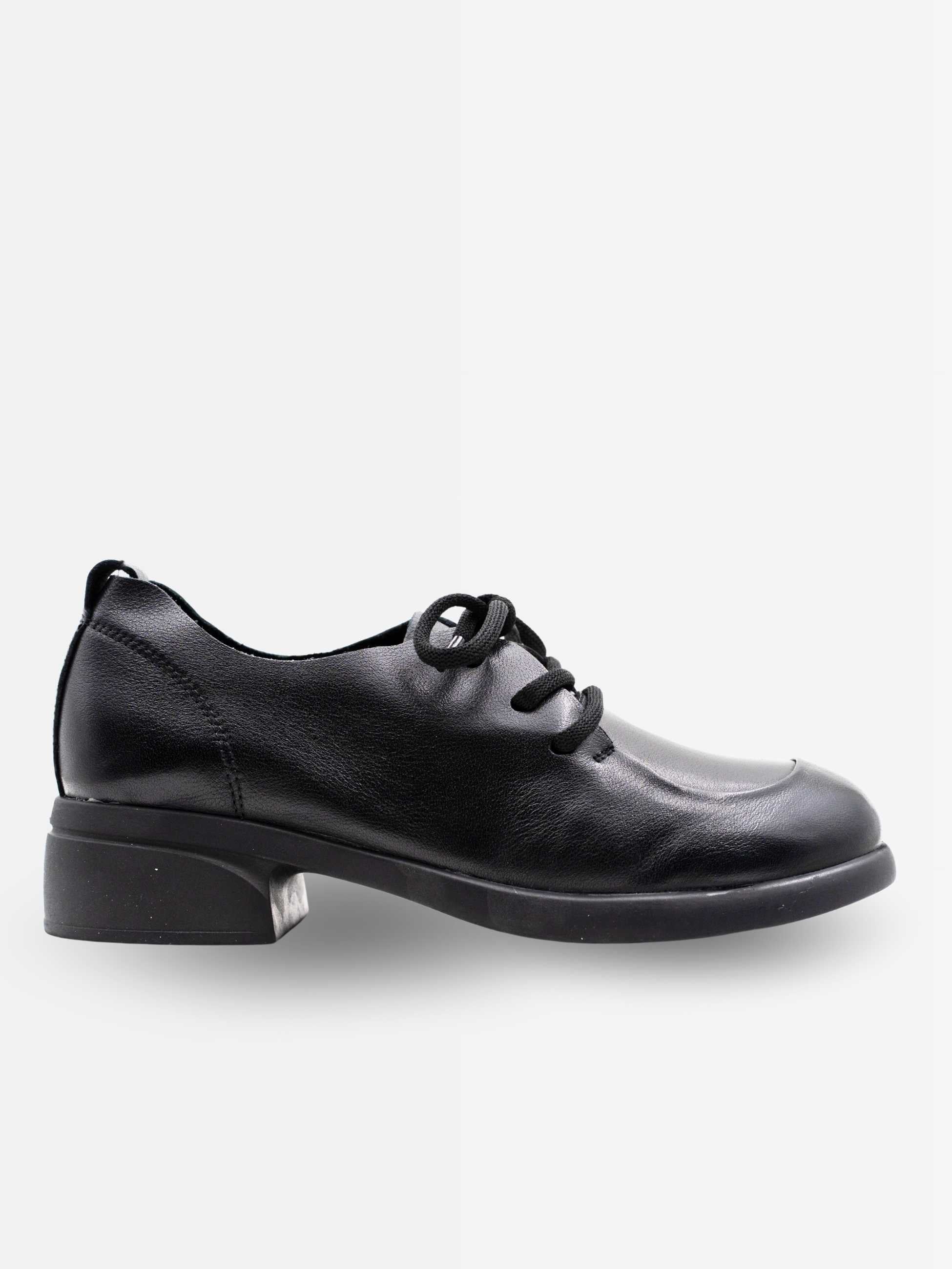 Elle Leather Ankle Derby Shoes