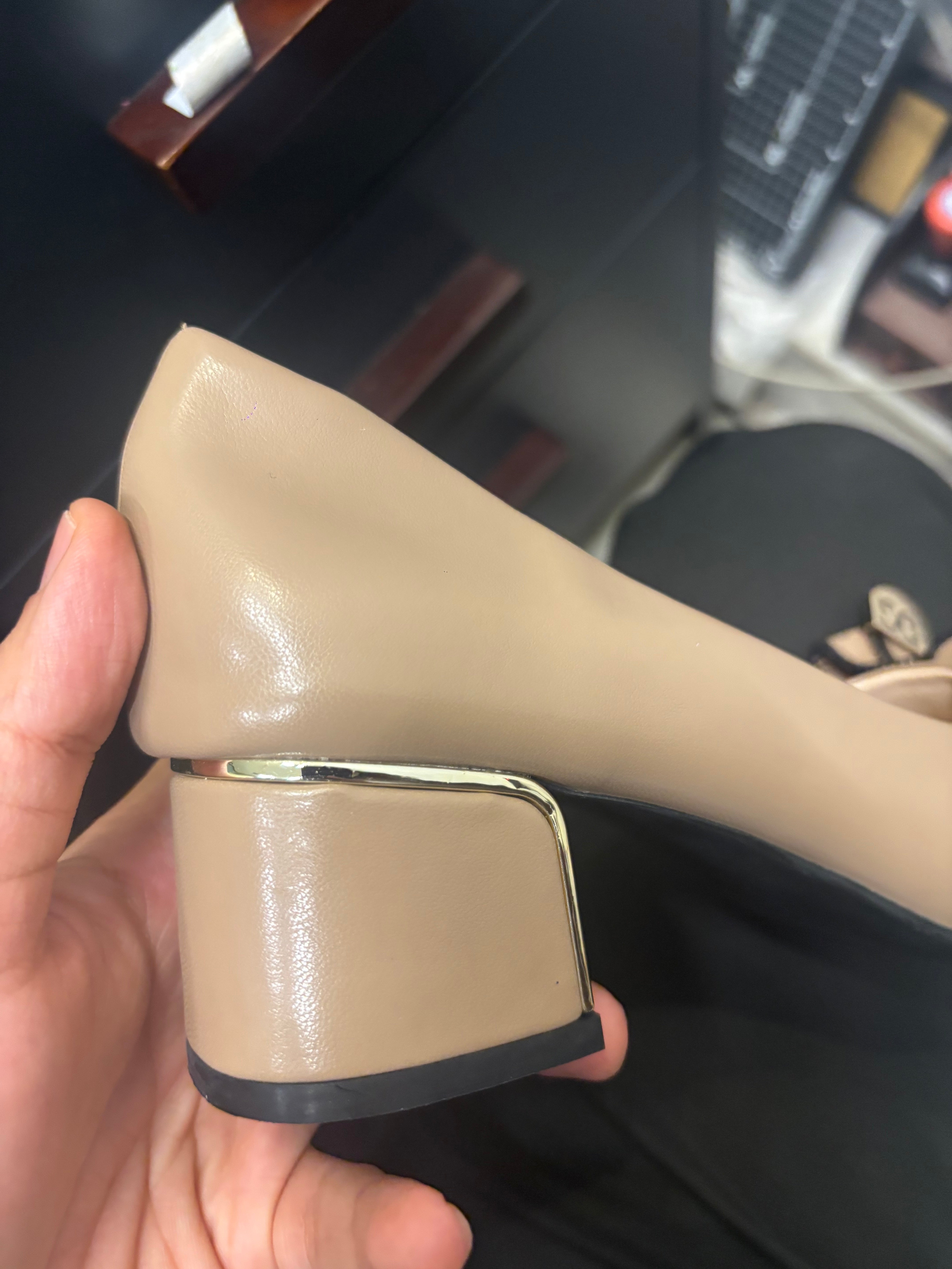 Klara Knot Bow Block Heel Stilettoes