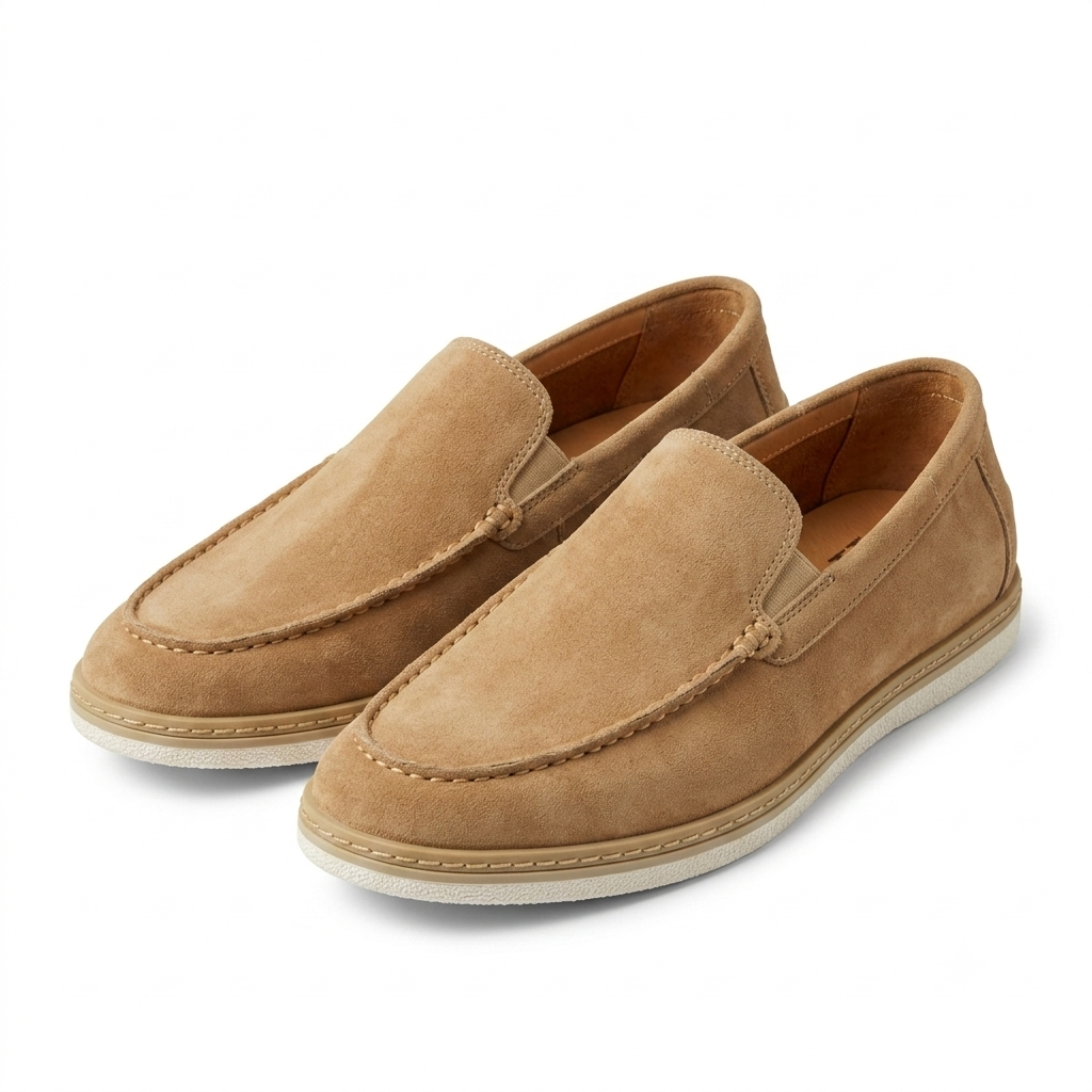Fernando Premium Suede Leather Slip-On Loafers