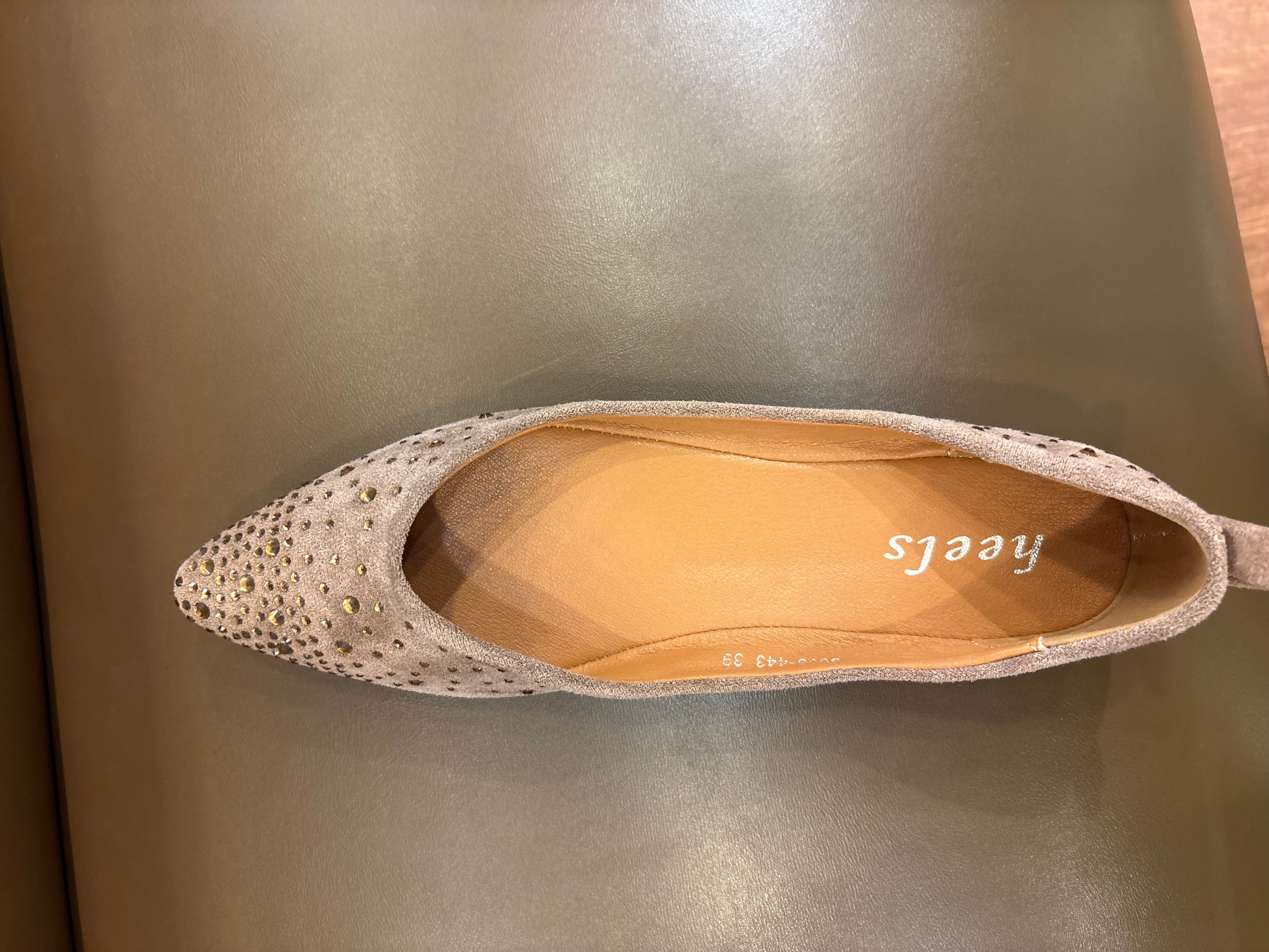 Tamara Bling Flexi Pointed Toe Flat Ballerinas