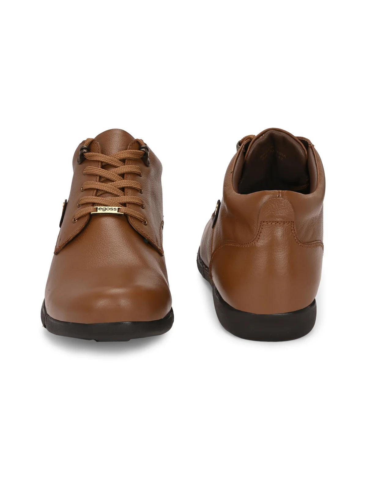 Leonard Leather Rugged Ankle Lace Boots