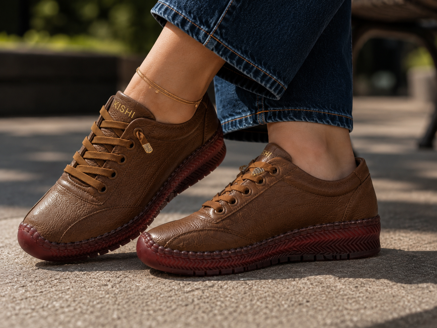 Serena Premium Leather Comfort Derby Lace Loafers