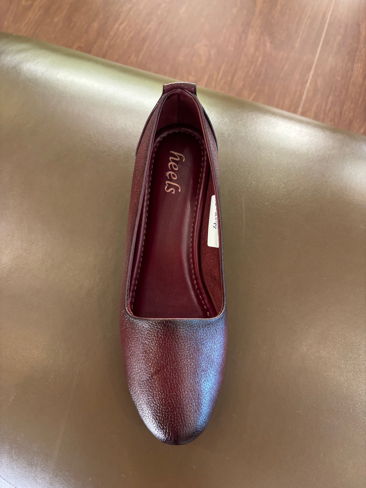 Jessie Leather Everyday Wedge Ballerinas
