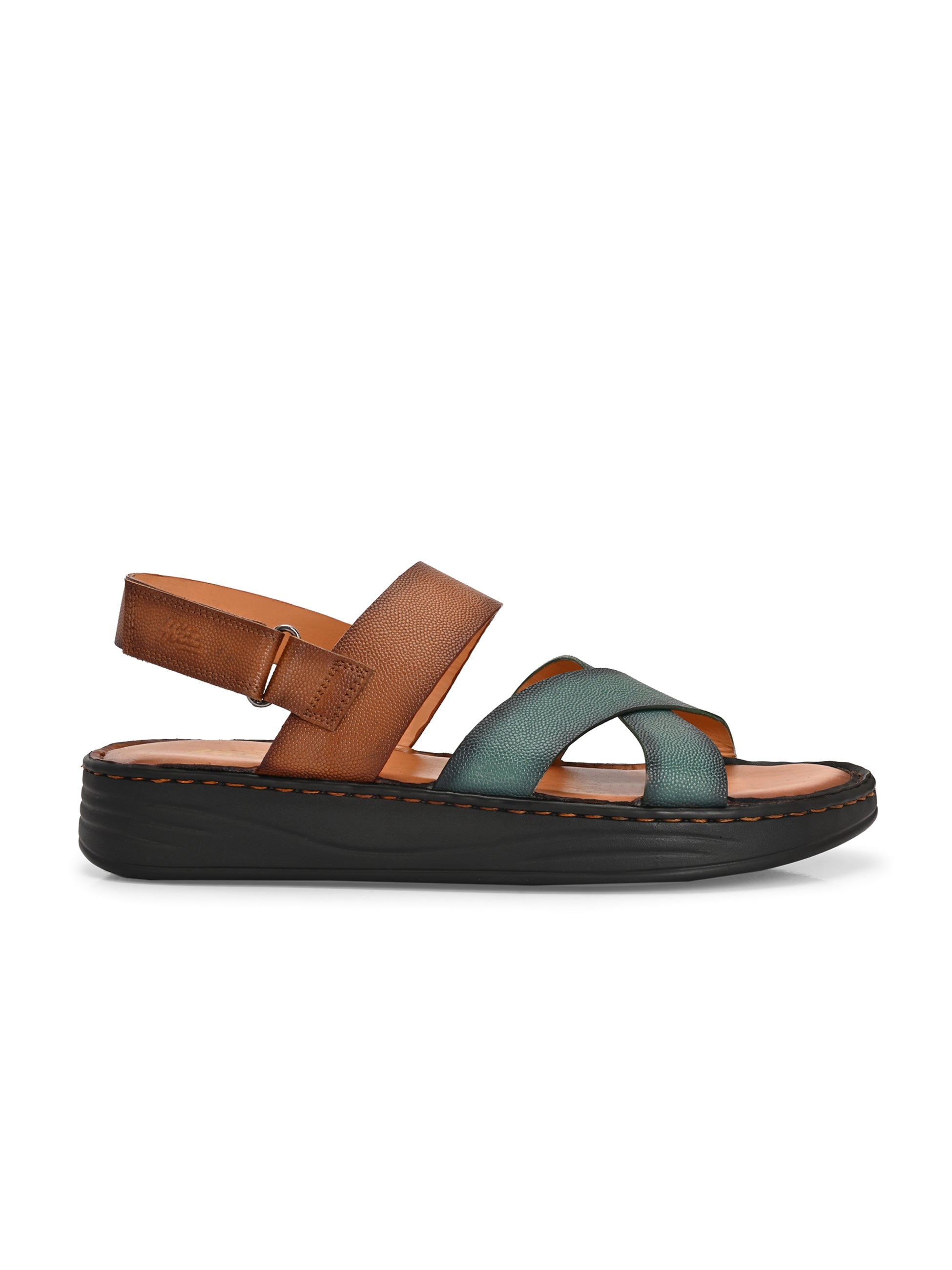 Renzo Multi Leather Cushion Sandals HT