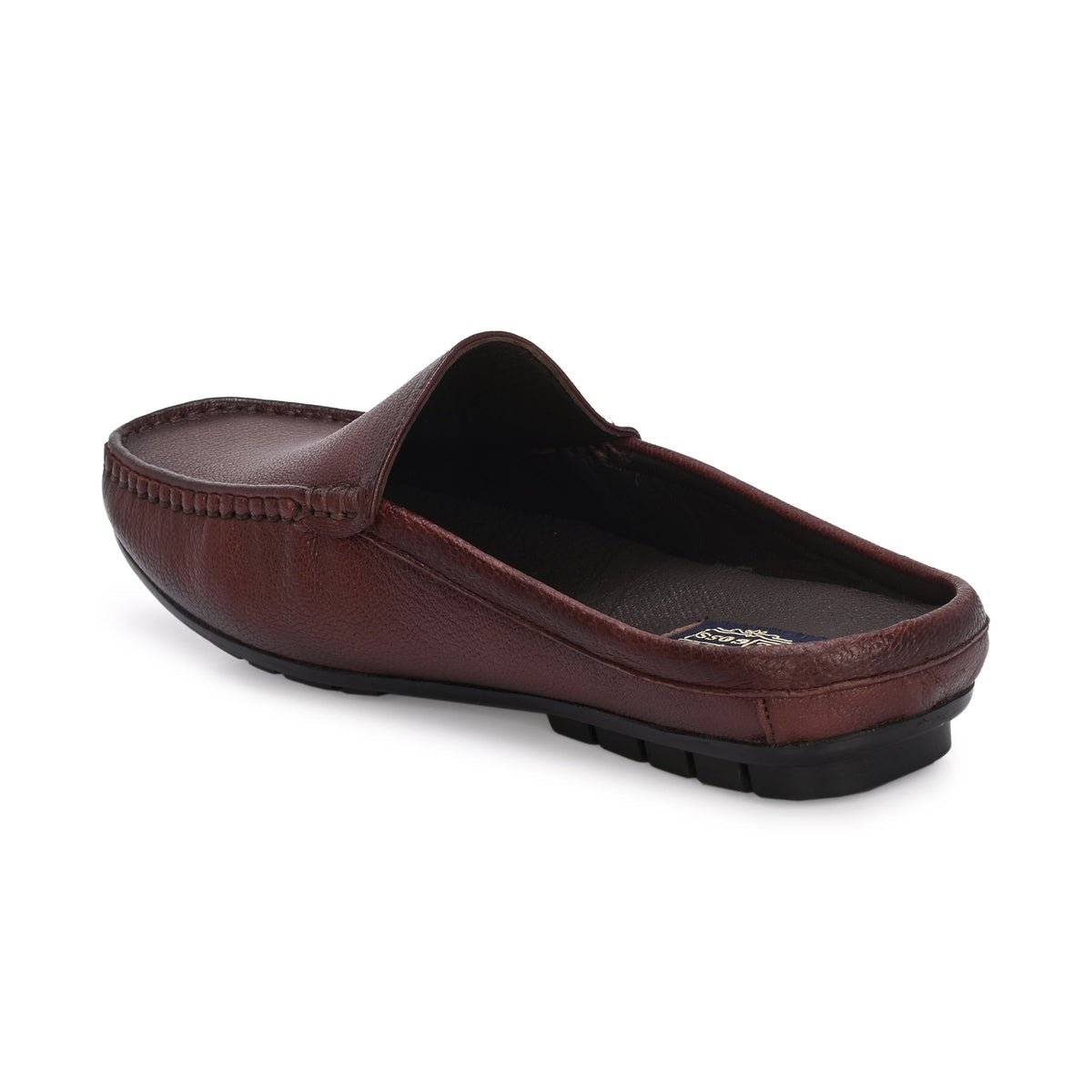 Flint Leather Casual Slip-On Mules