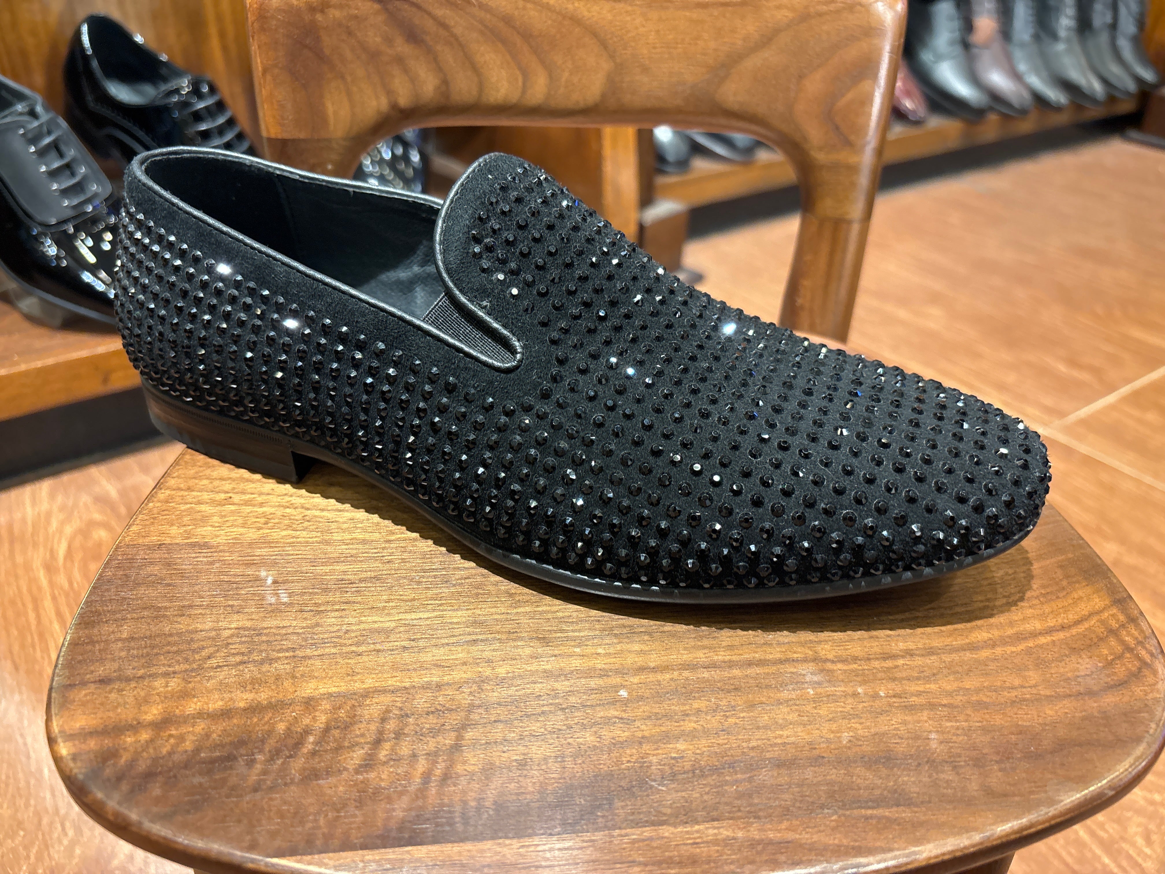 Bruyne Bling Party Formal Leather Slip Ons - The Heels India