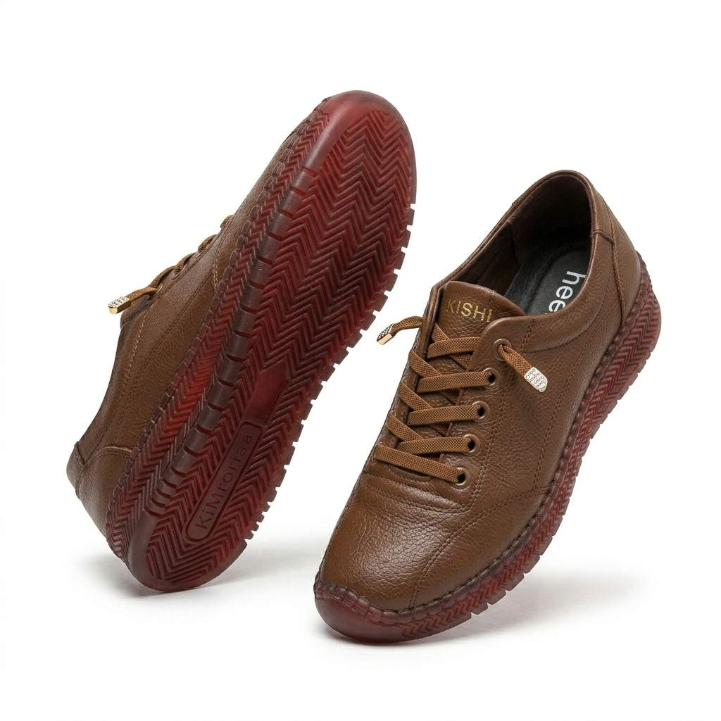 Serena Premium Leather Comfort Derby Lace Loafers