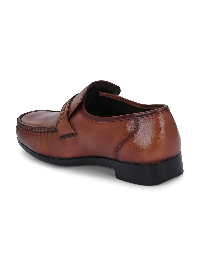 Richard Tan Leather Formal Cushion Loafers
