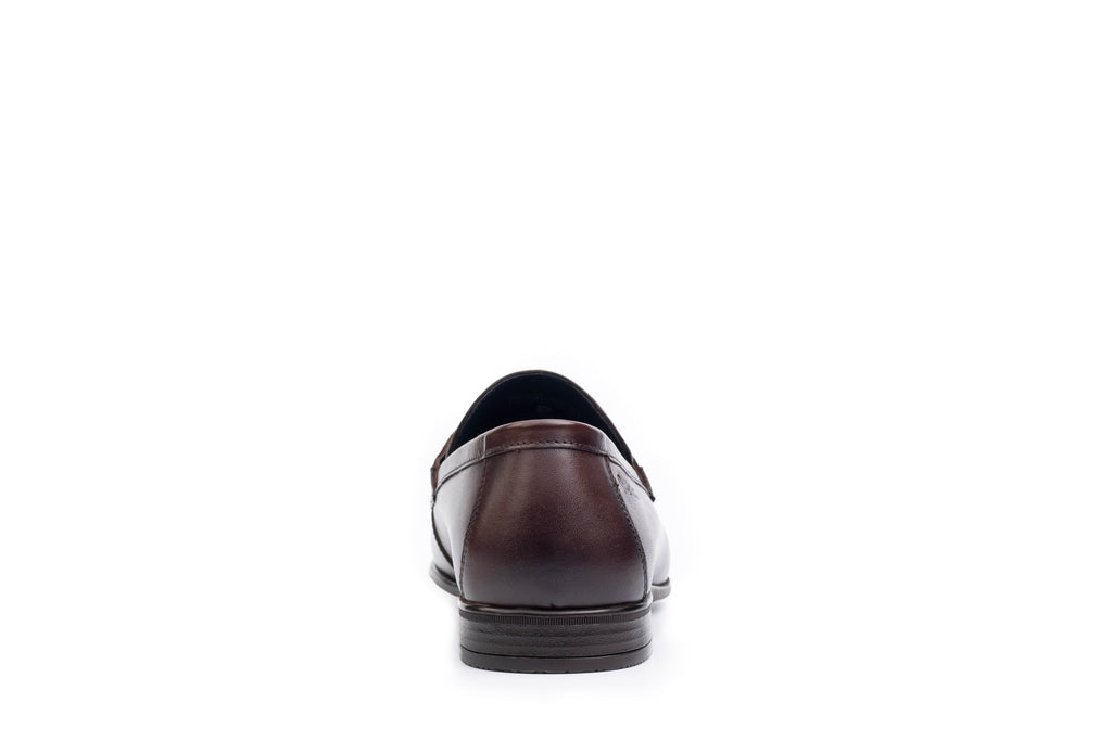 Onyx Leather Formal Moccasins