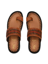 Solano Tan Leather Slippers HT