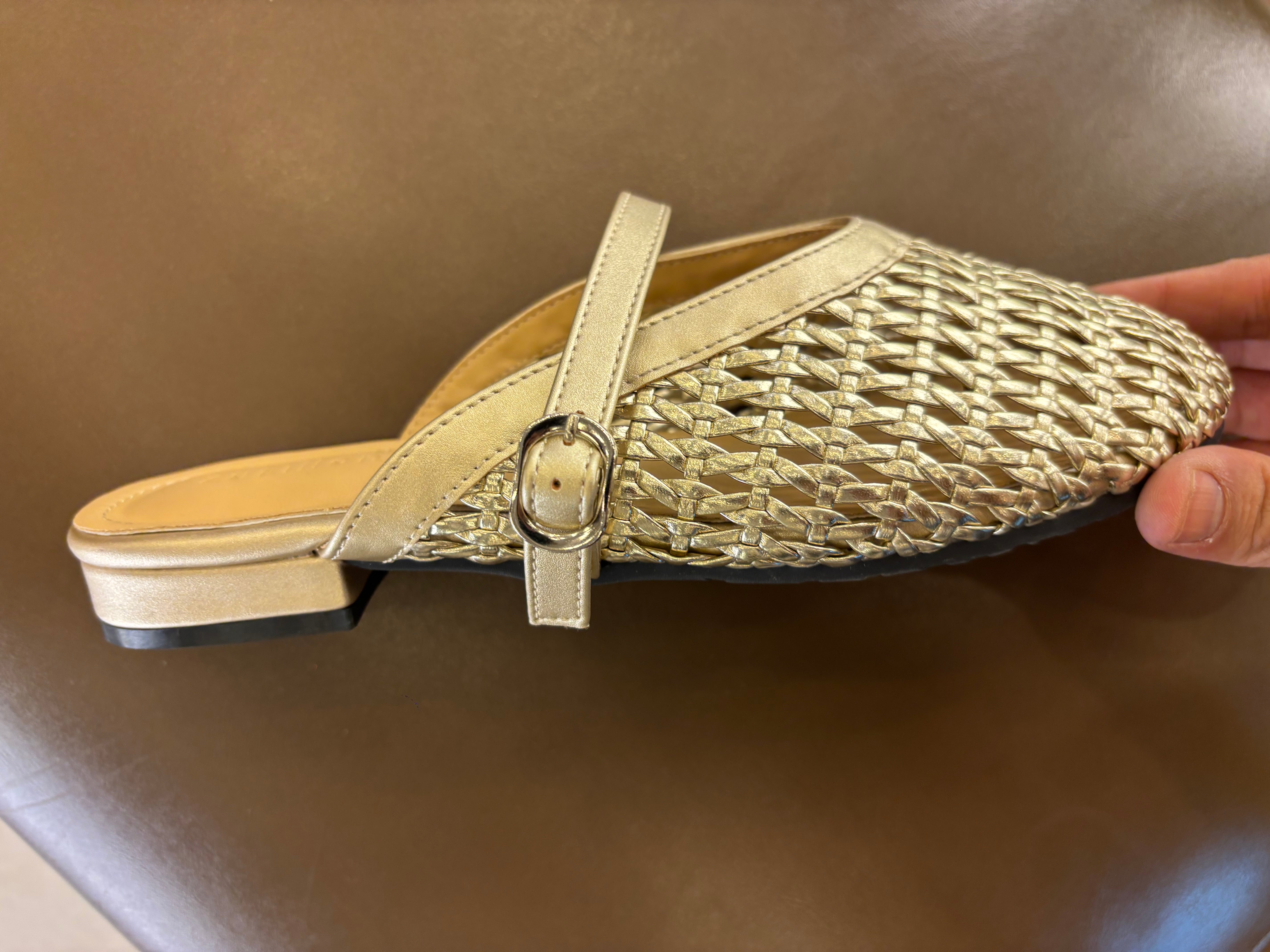 Nysa Premium Mesh Mary Jane Mules