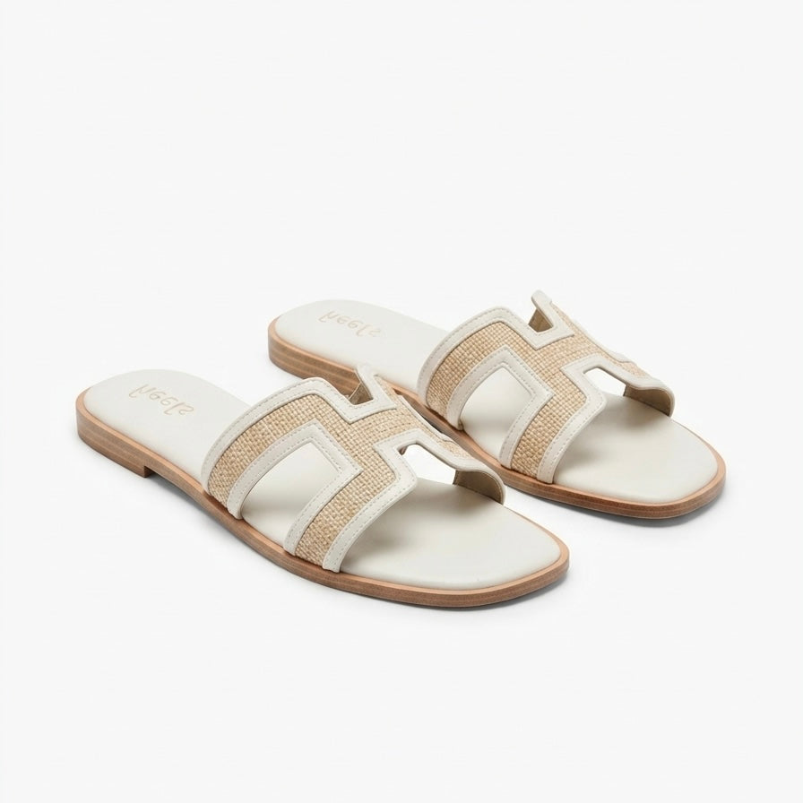 Portia H Cut Cushioned Summer Sliders