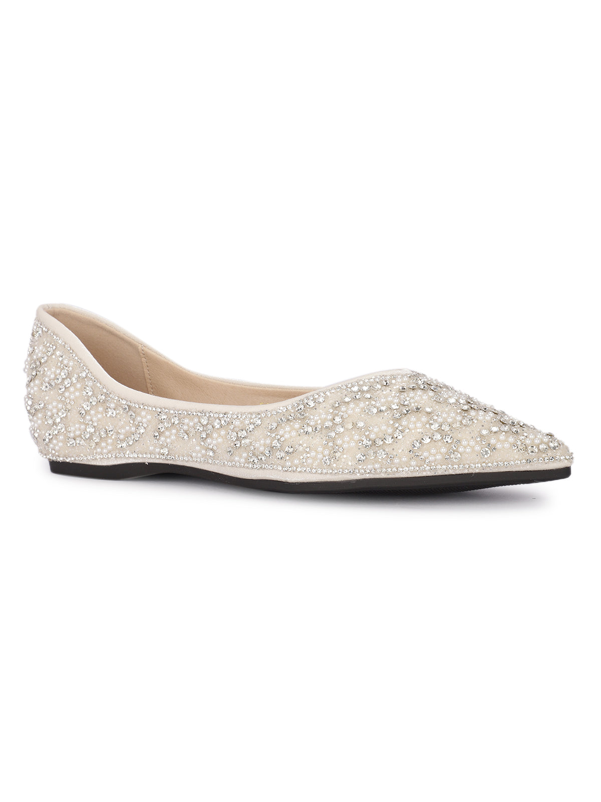 Vienna Flat Embellished Ballerinas
