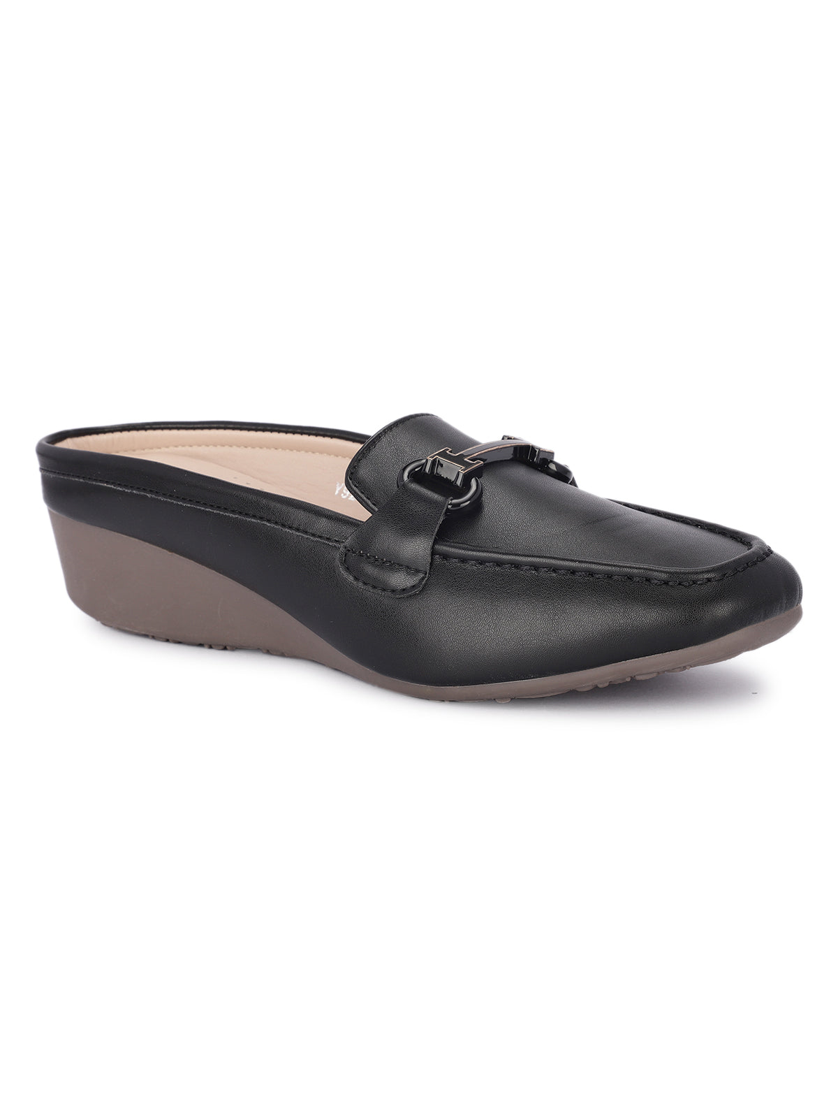 Leto Cushioned Back Open Mules