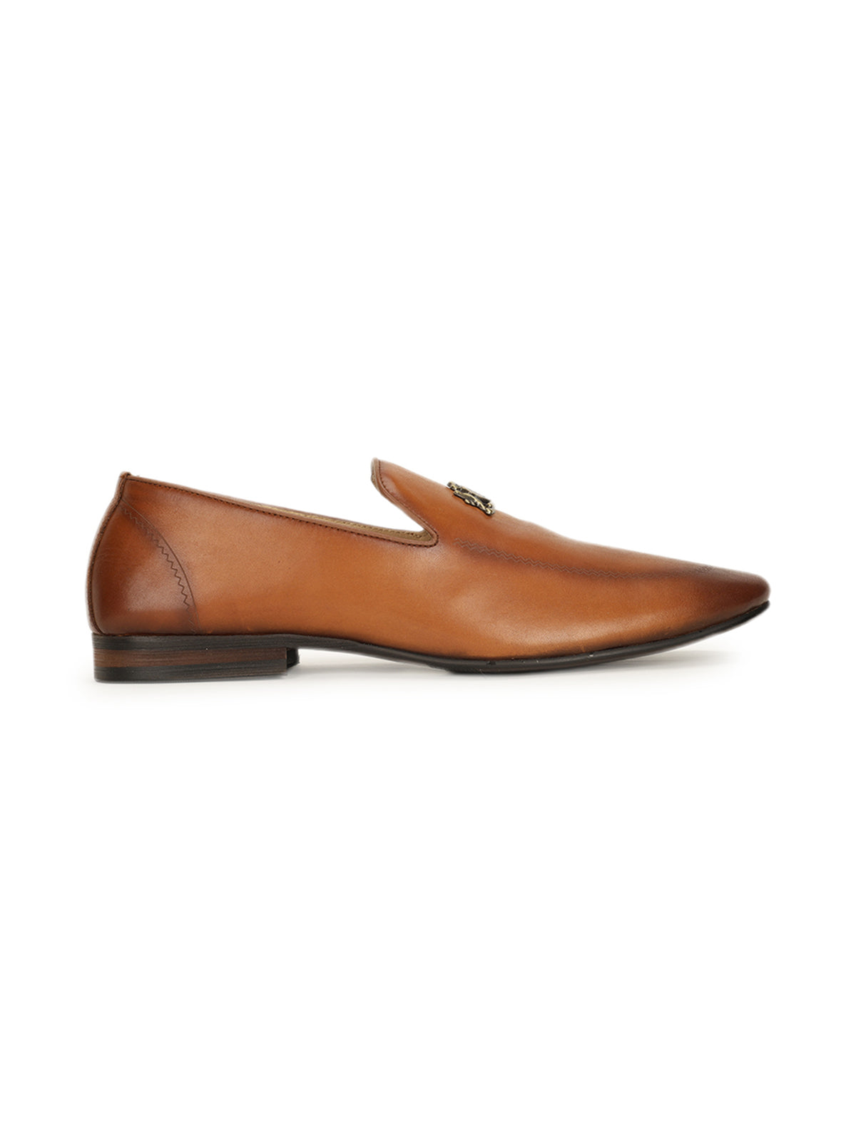 Elliot Leather Crown Ethnic Slip-ons