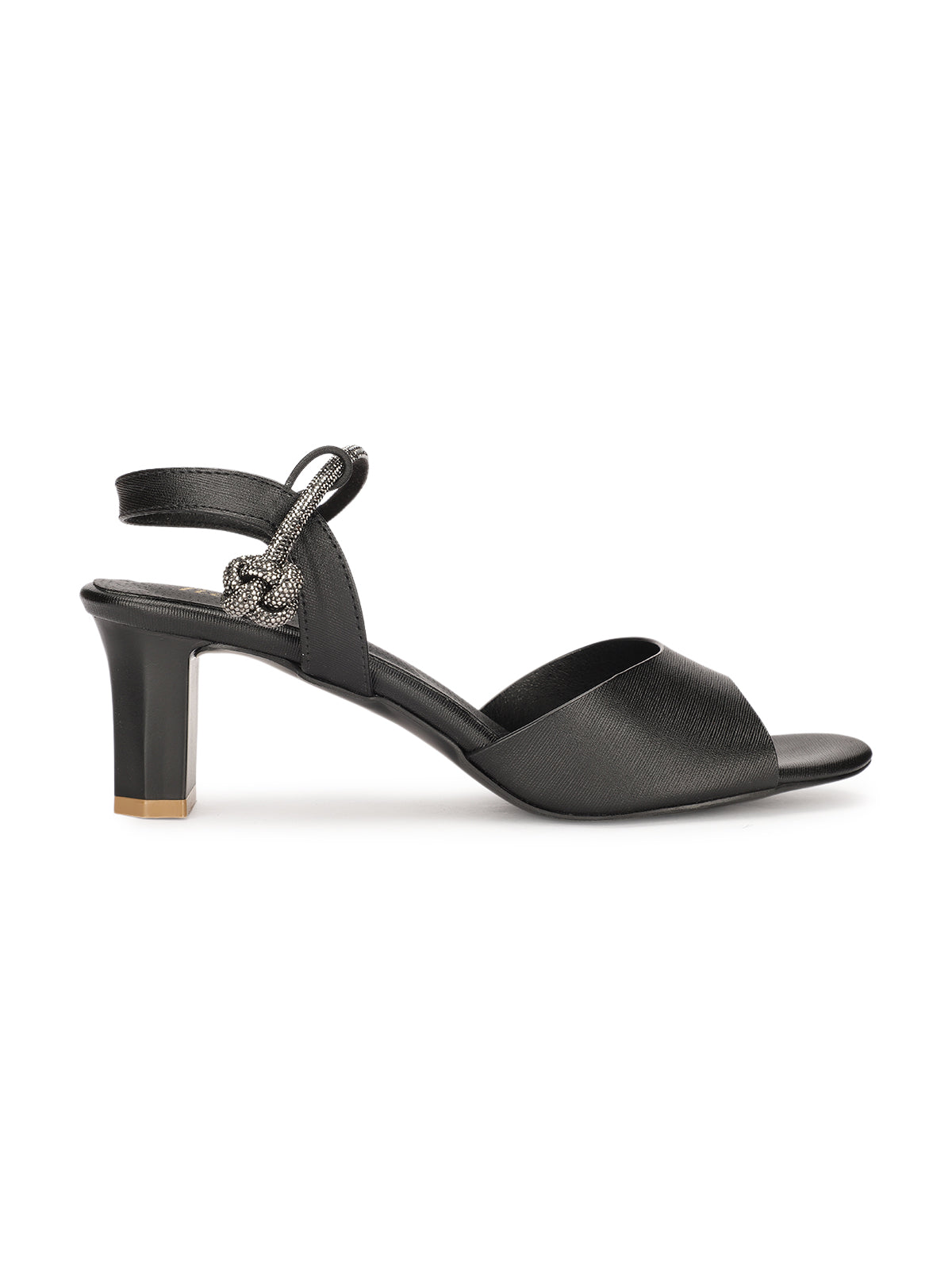 Zanetti Block Heel Peep Toe Sandals
