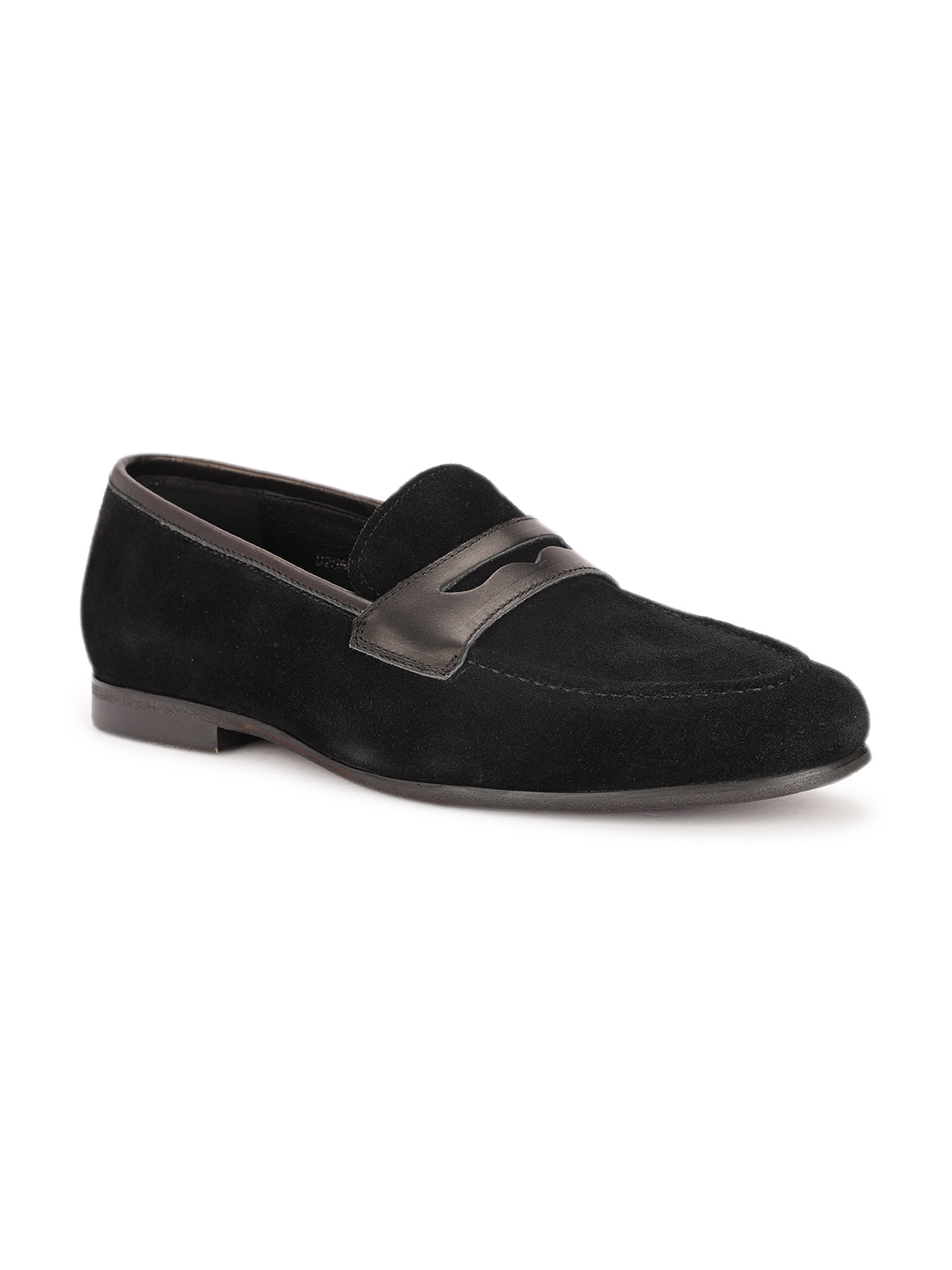 Renato Suede Leather Penny Loafers