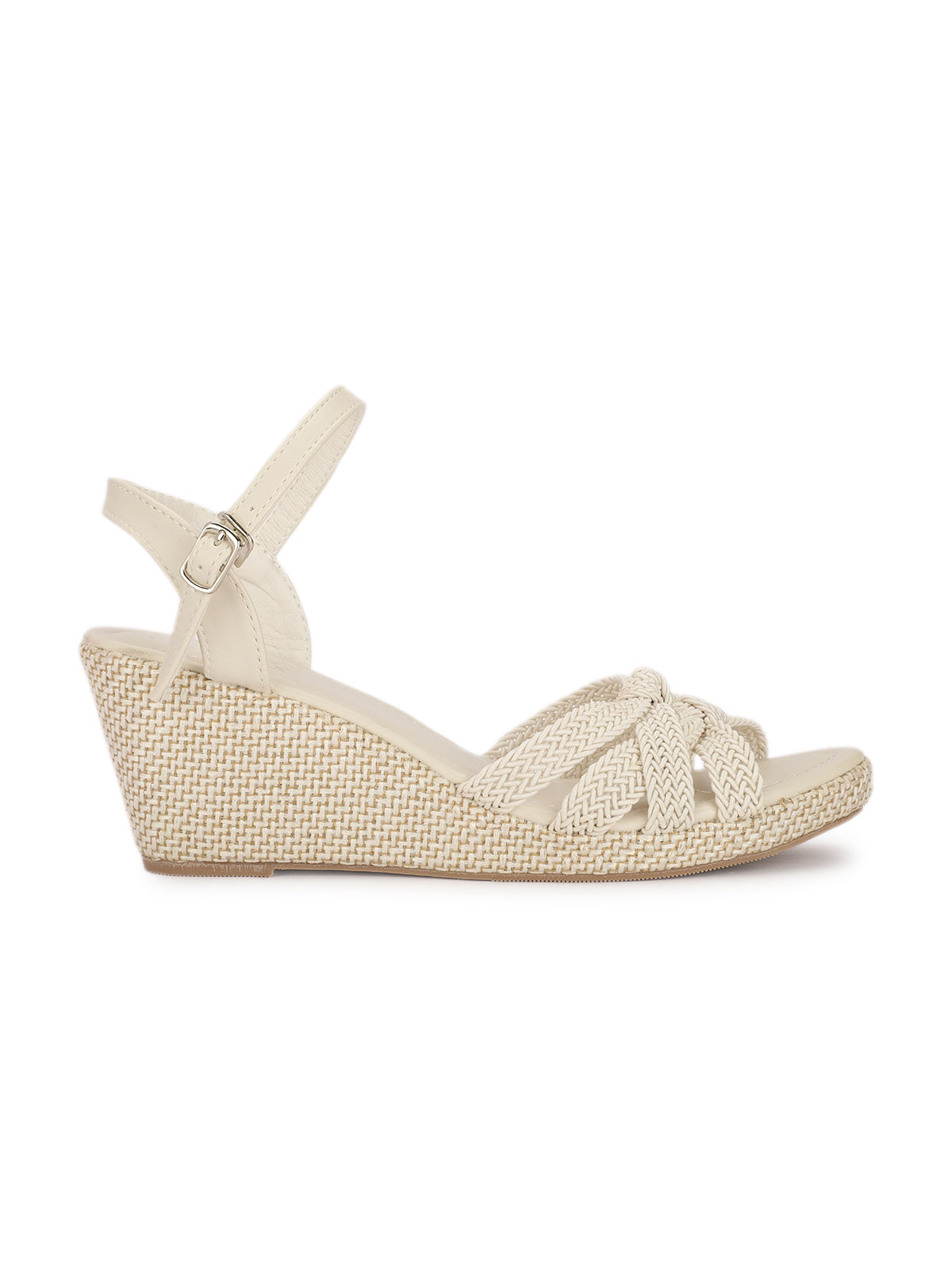 Lyra Crochet Jute Wedge Sandals