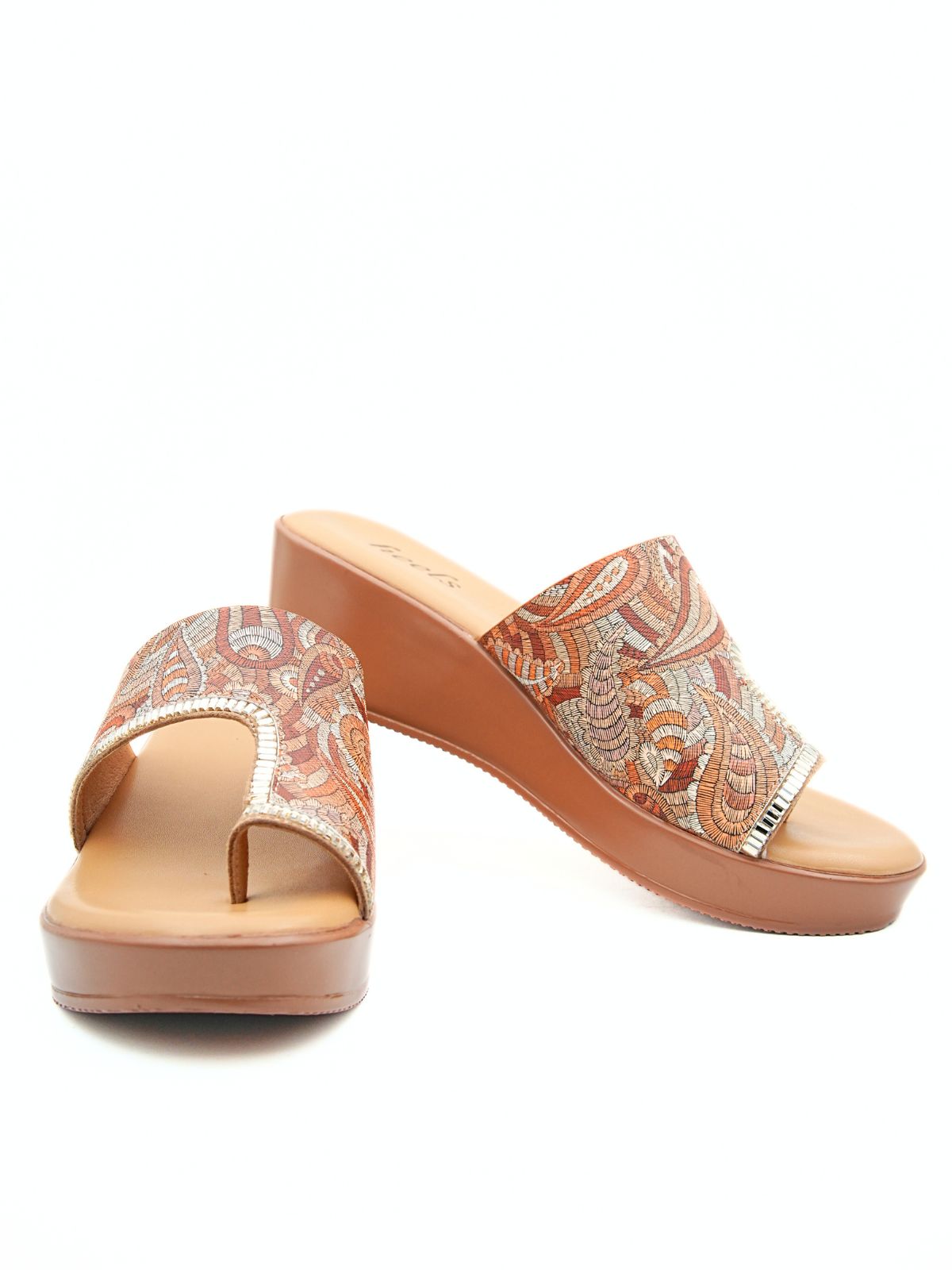 Becky Printed Thumb Wedges