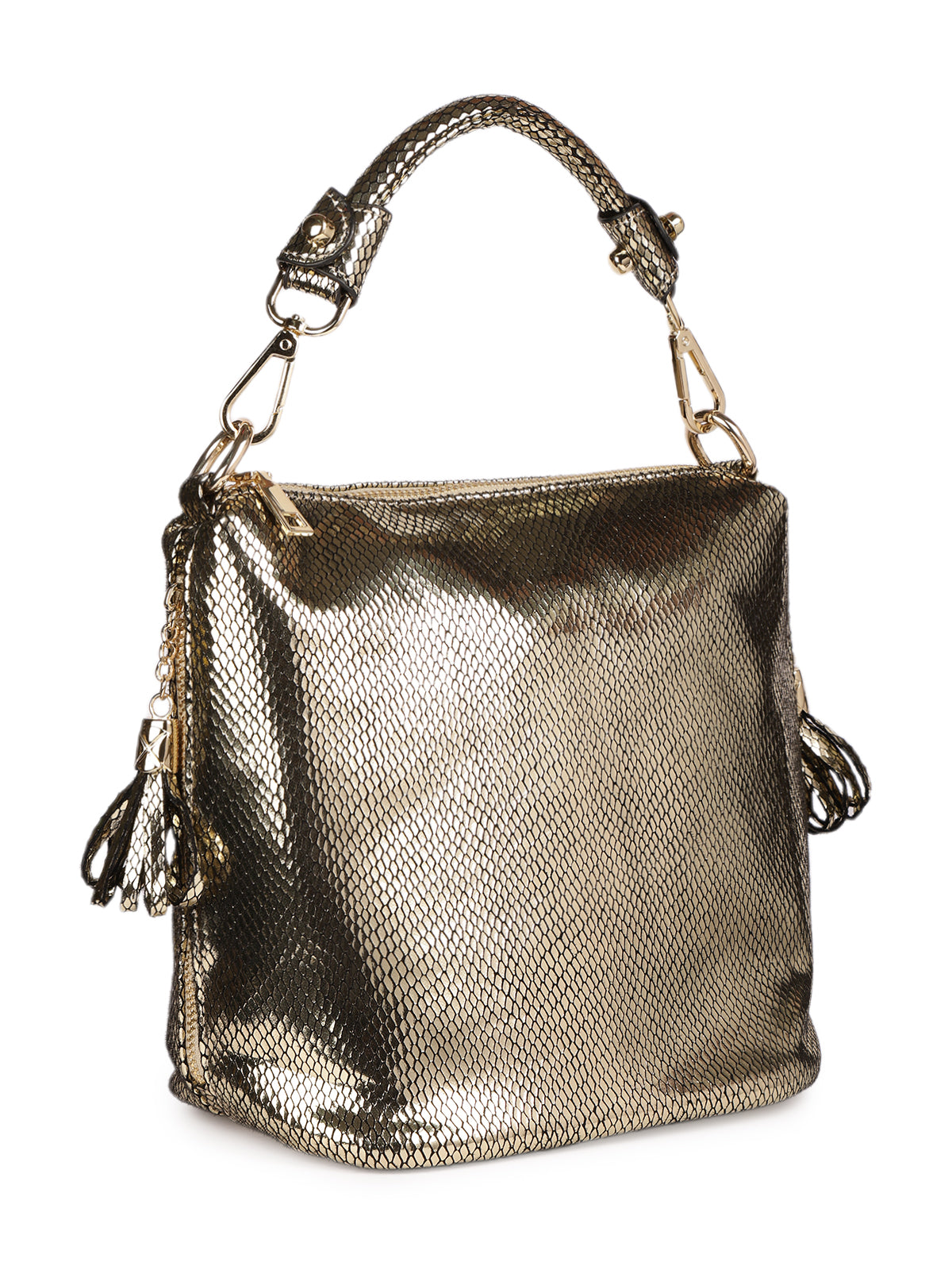 Ramira Shimmer Handle bag