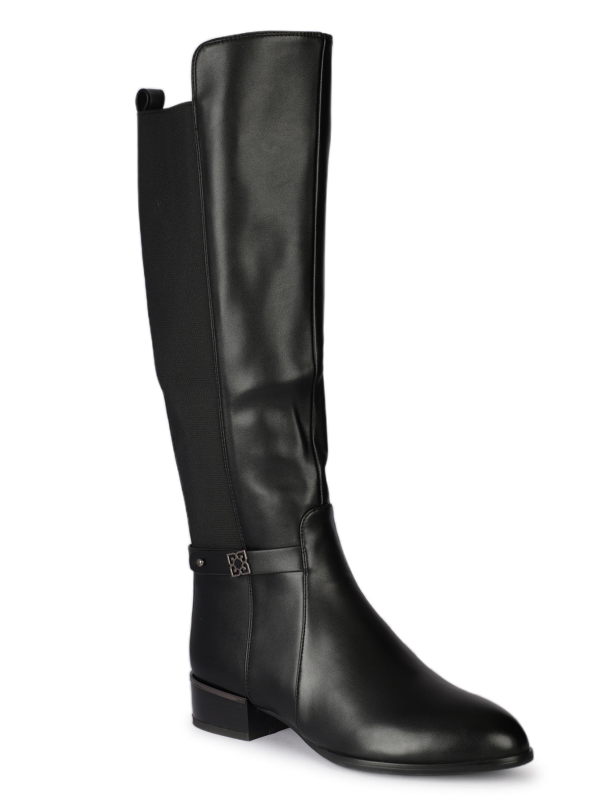 Forma Italia Premium Thigh High Boots with Low Heels